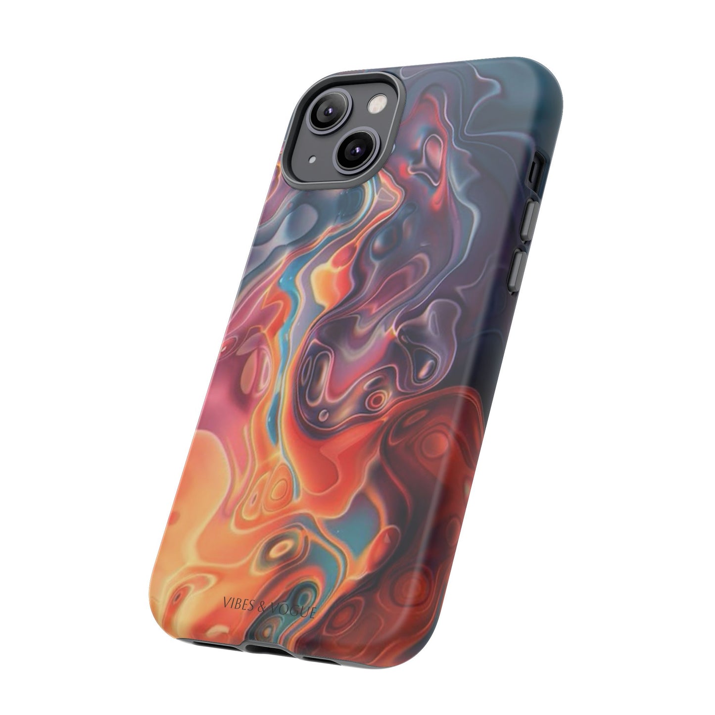 Colorful Phone Case, Abstract Print Cover, Tough Cases for Protection, Gift for Her, Modern Design, Trendy Mobile Accessory