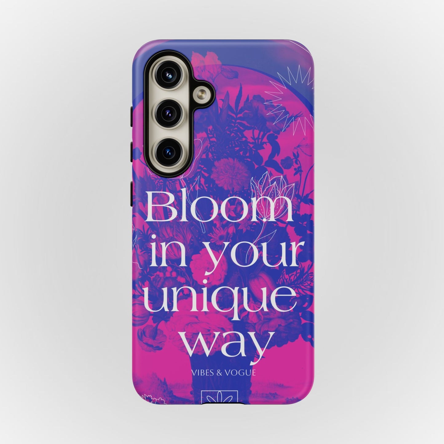 Bloom in Your Unique Way Phone Case - Tough and Stylish Design