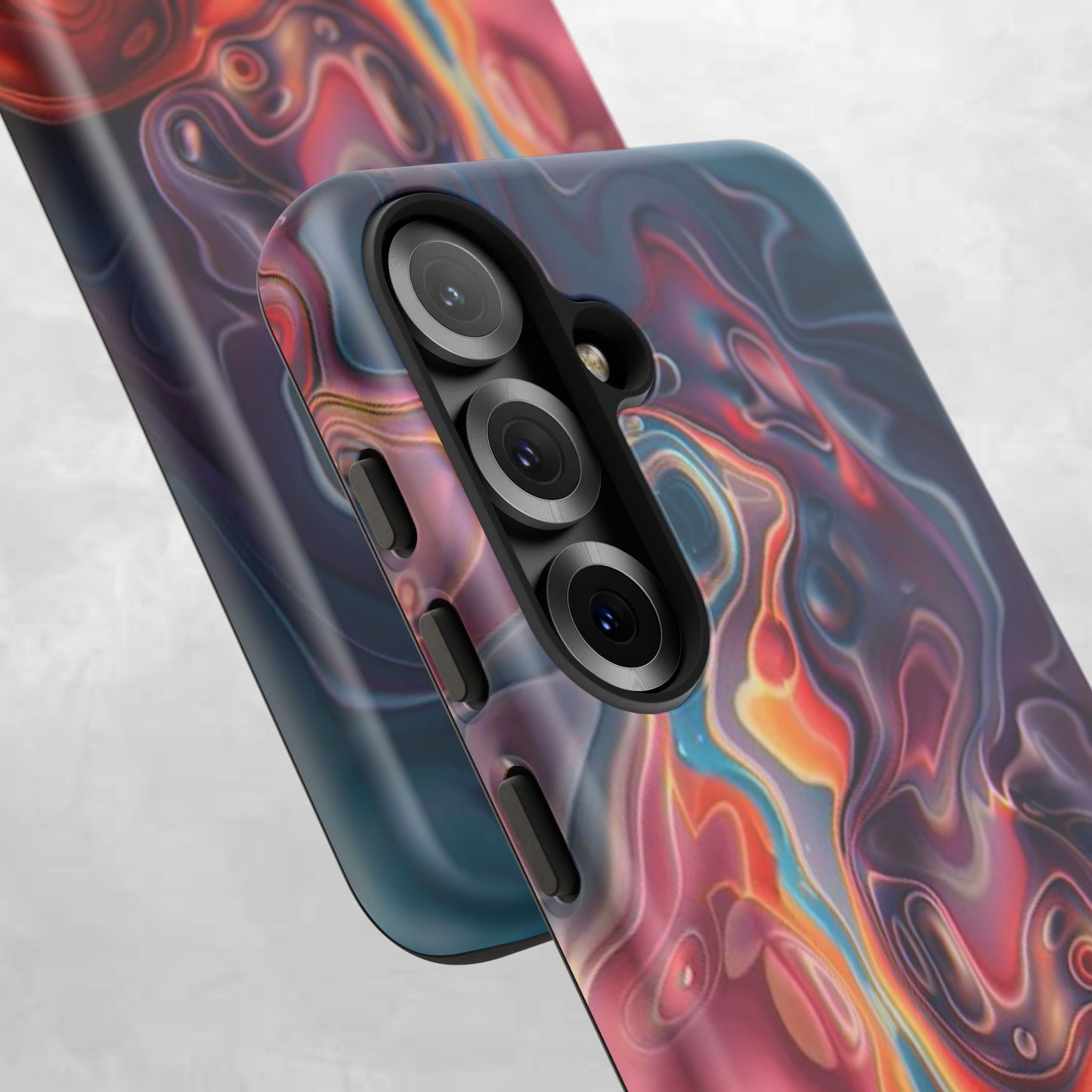 Colorful Phone Case, Abstract Print Cover, Tough Cases for Protection, Gift for Her, Modern Design, Trendy Mobile Accessory