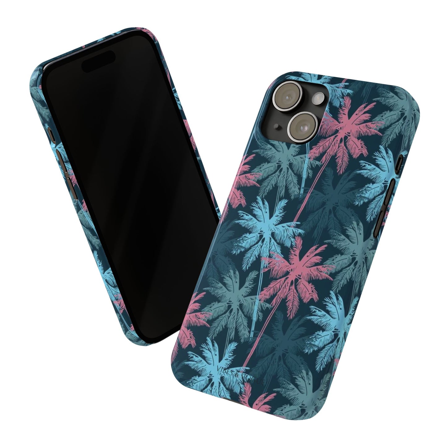Tropical Vibes Slim Phone Case - Summer Botanical Design