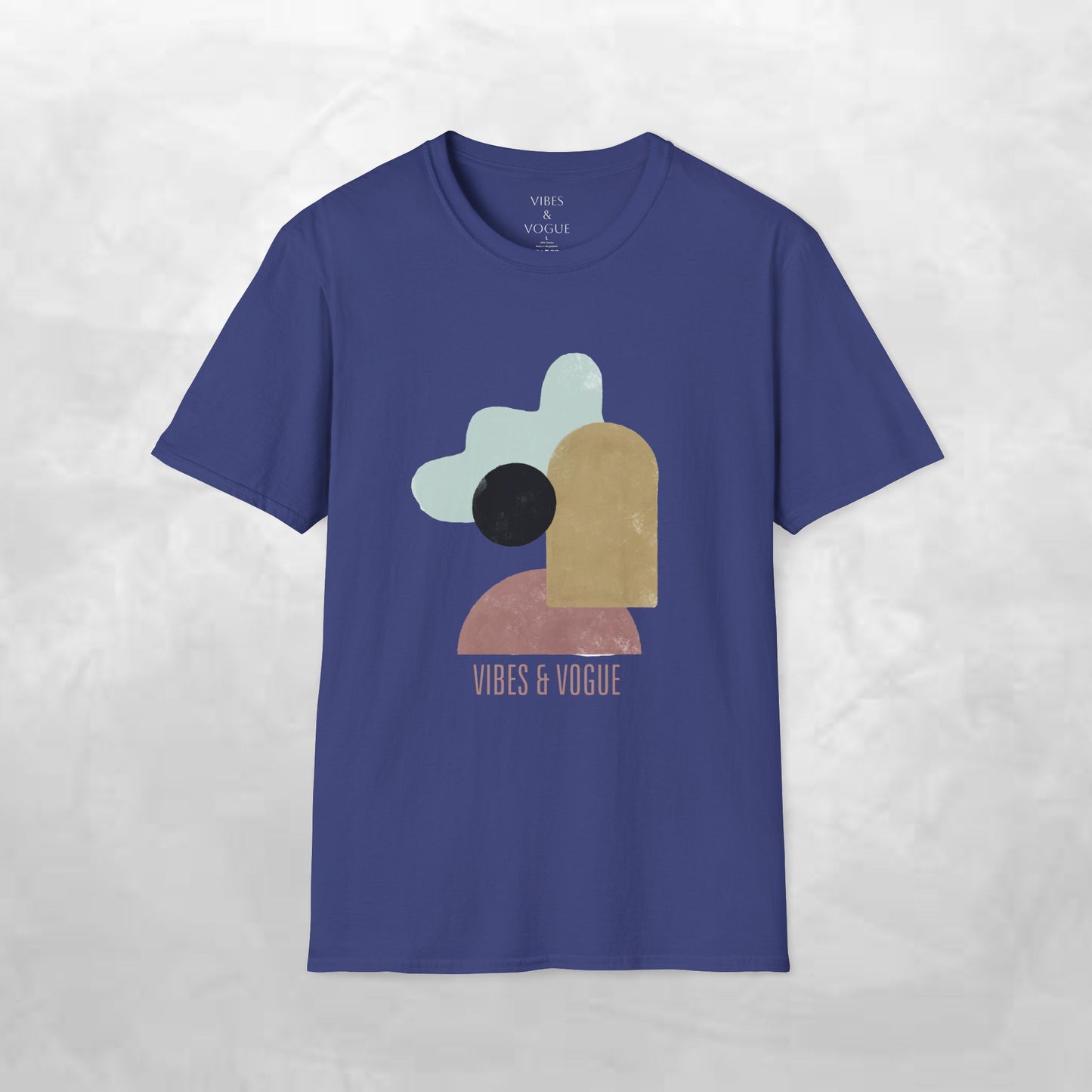 Vibes & Vogue Unisex Softstyle T-Shirt - Trendy Casual Wear for Art Lovers