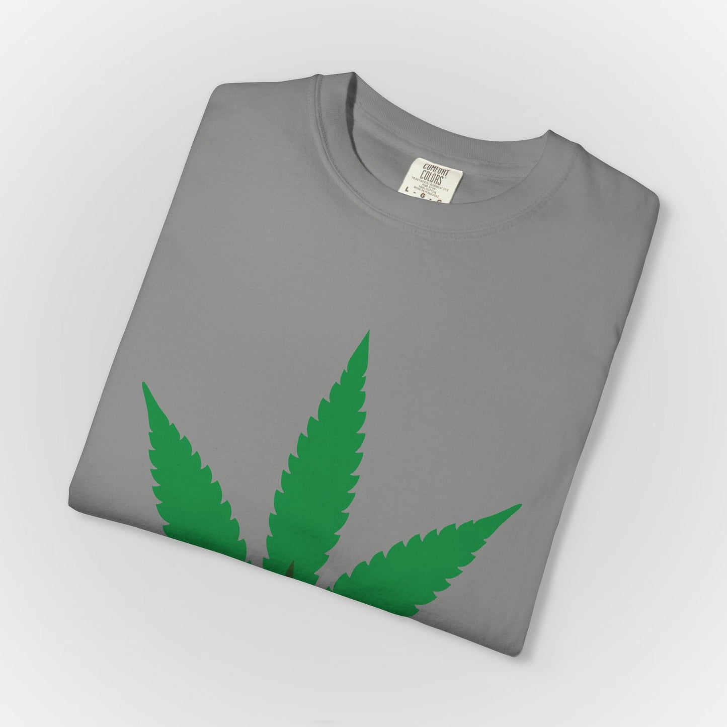 Organic Cannabis Leaf Unisex T-Shirt | Eco-Friendly Apparel for Green Living