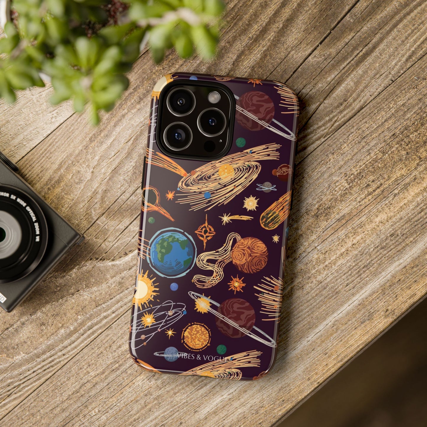 Space-Themed Phone Case - Cosmic Galaxy Design, Durable Protective Cover, Unique Gift, Celestial Lover's Accessory
