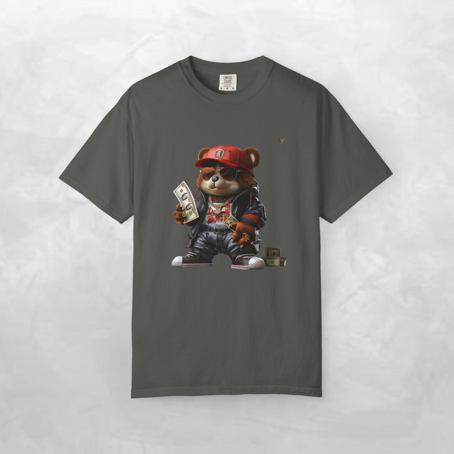 Urban Graffiti Bear T-Shirt, Streetwear Tee, Unisex Graphic Tee, Casual Wear, Gift for Hip-Hop Lovers, Fun and Trendy Fashion