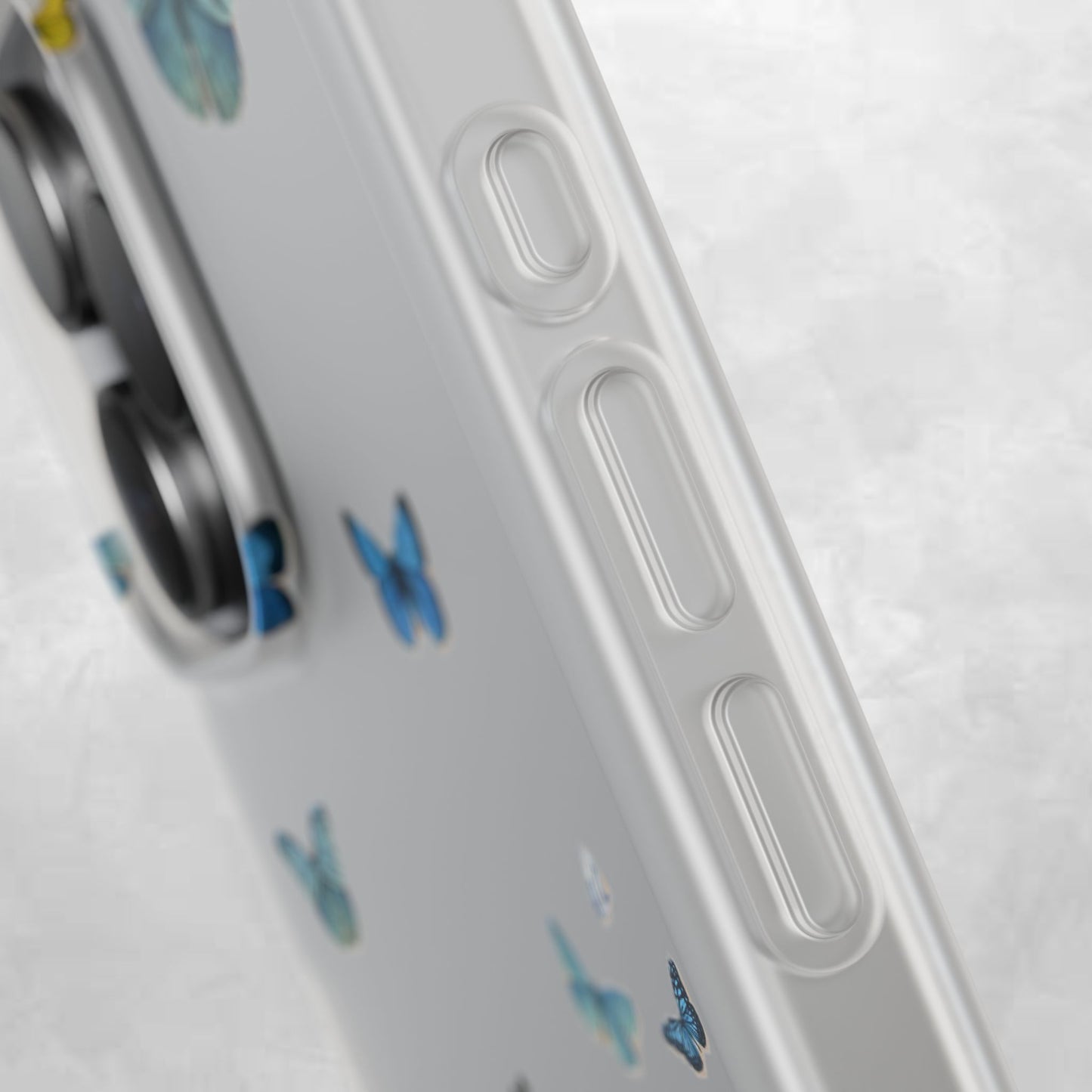 Butterfly Vibes Phone Case, Flexible Phone Cover, Elegant Phone Accessory, Gift for Nature Lovers, Spring Decor, Eco-Friendly Case