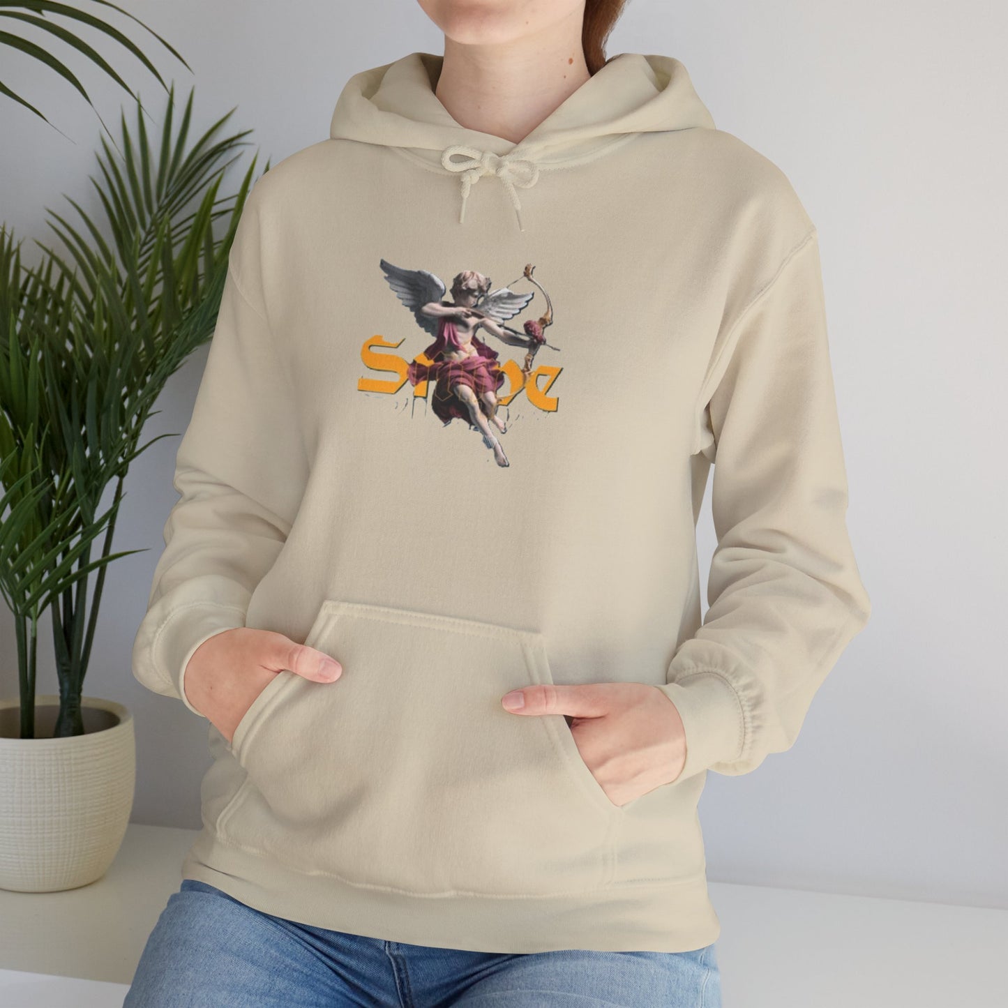Chic Graphic Hoodie - Unisex Heavy Blend™ Sweatshirt, Casual Wear, Street Style, Gift for Him/Her, Comfortable Fashion, Trendy Apparel