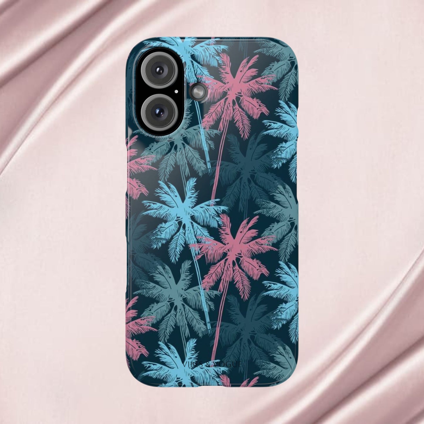 Tropical Vibes Slim Phone Case - Summer Botanical Design