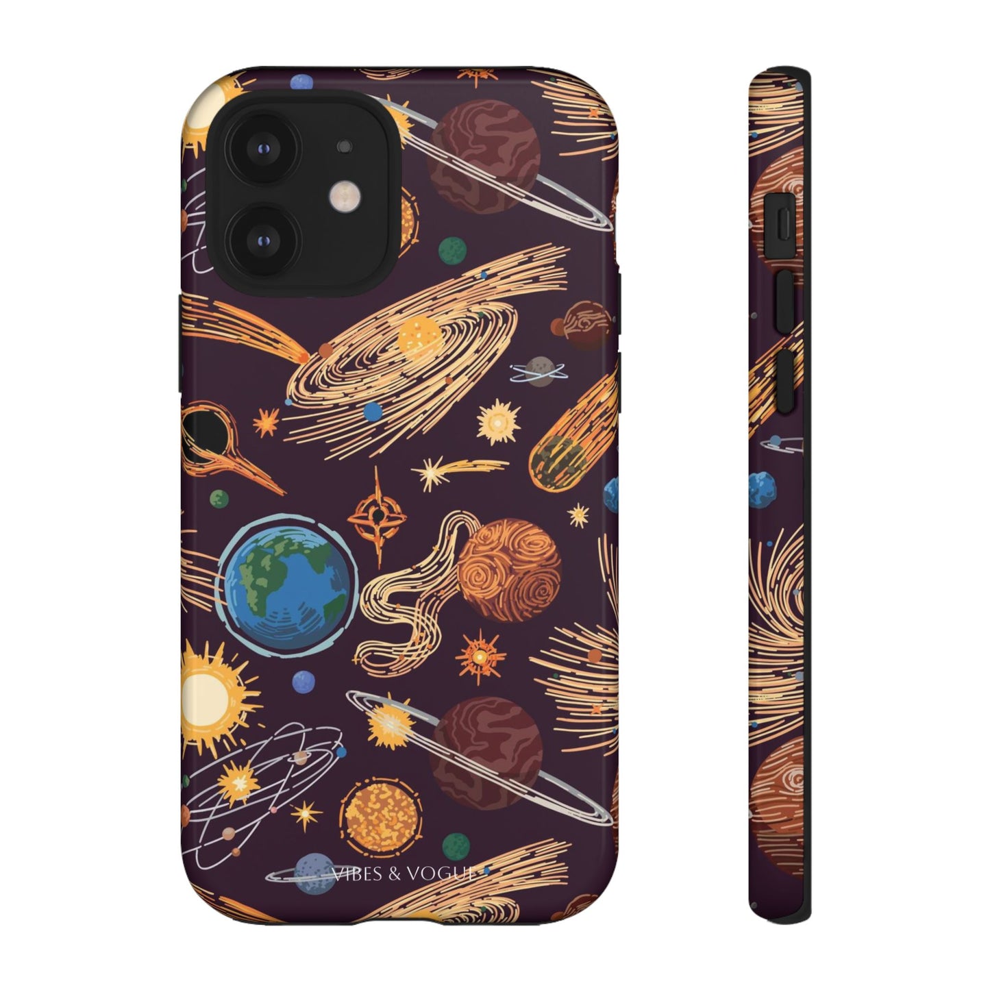 Space-Themed Phone Case - Cosmic Galaxy Design, Durable Protective Cover, Unique Gift, Celestial Lover's Accessory