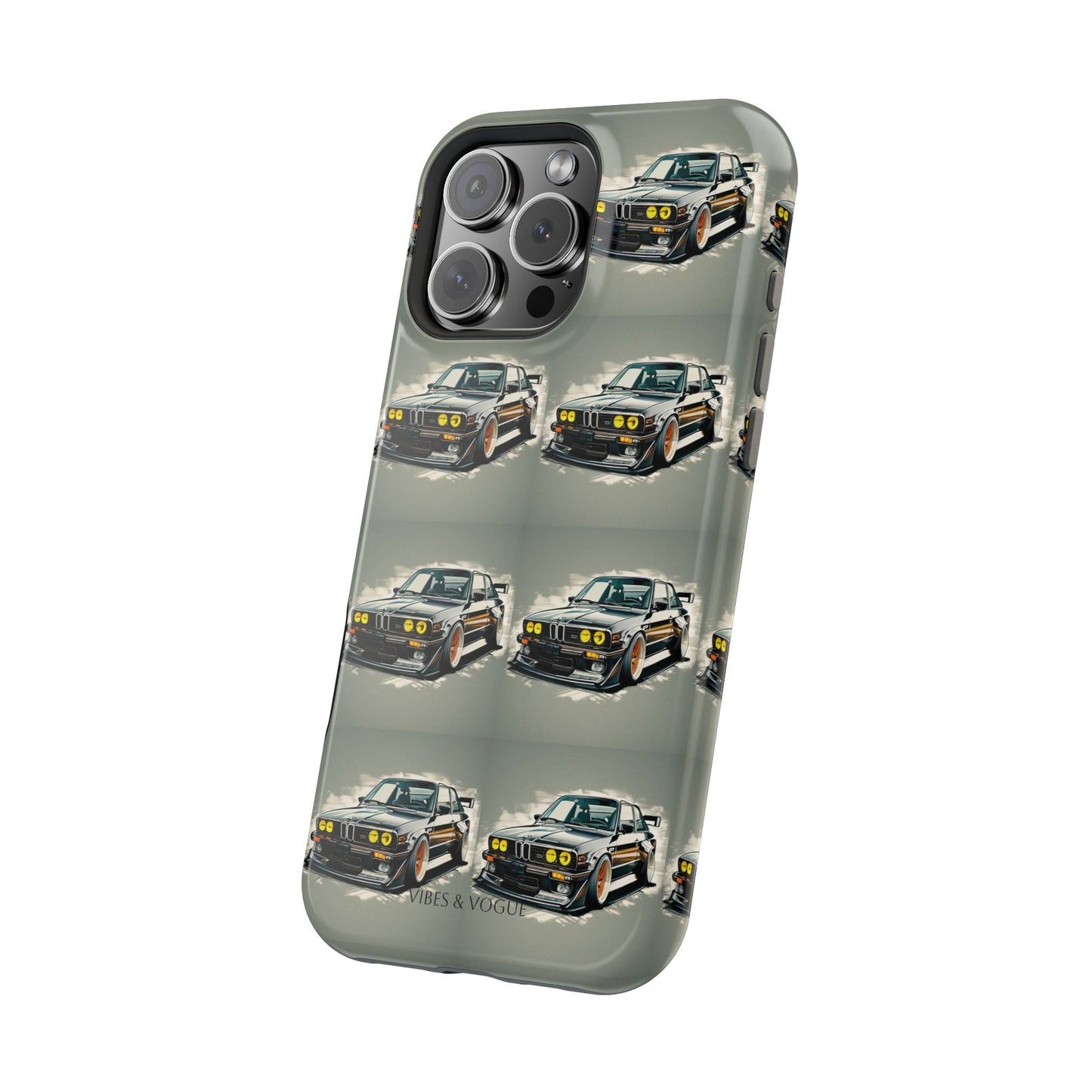 Stylish Car-Themed Magnetic Tough Cases - Perfect for Auto Enthusiasts