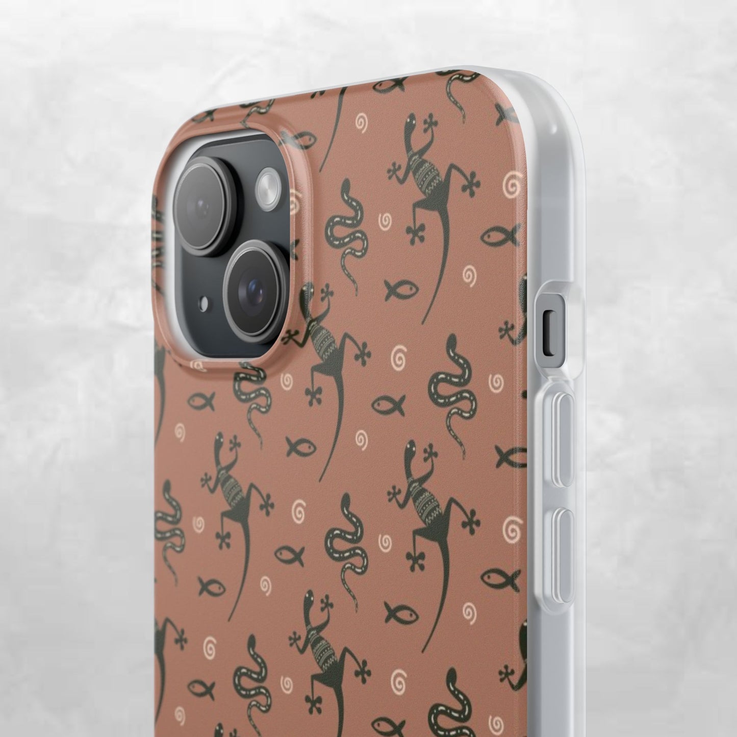 Whimsical Flexi Cases for Trendy Phone Protection, Stylish Accessories, Gift Idea for Animal Lovers, Eco-Friendly Design, Cute Lizard [...]