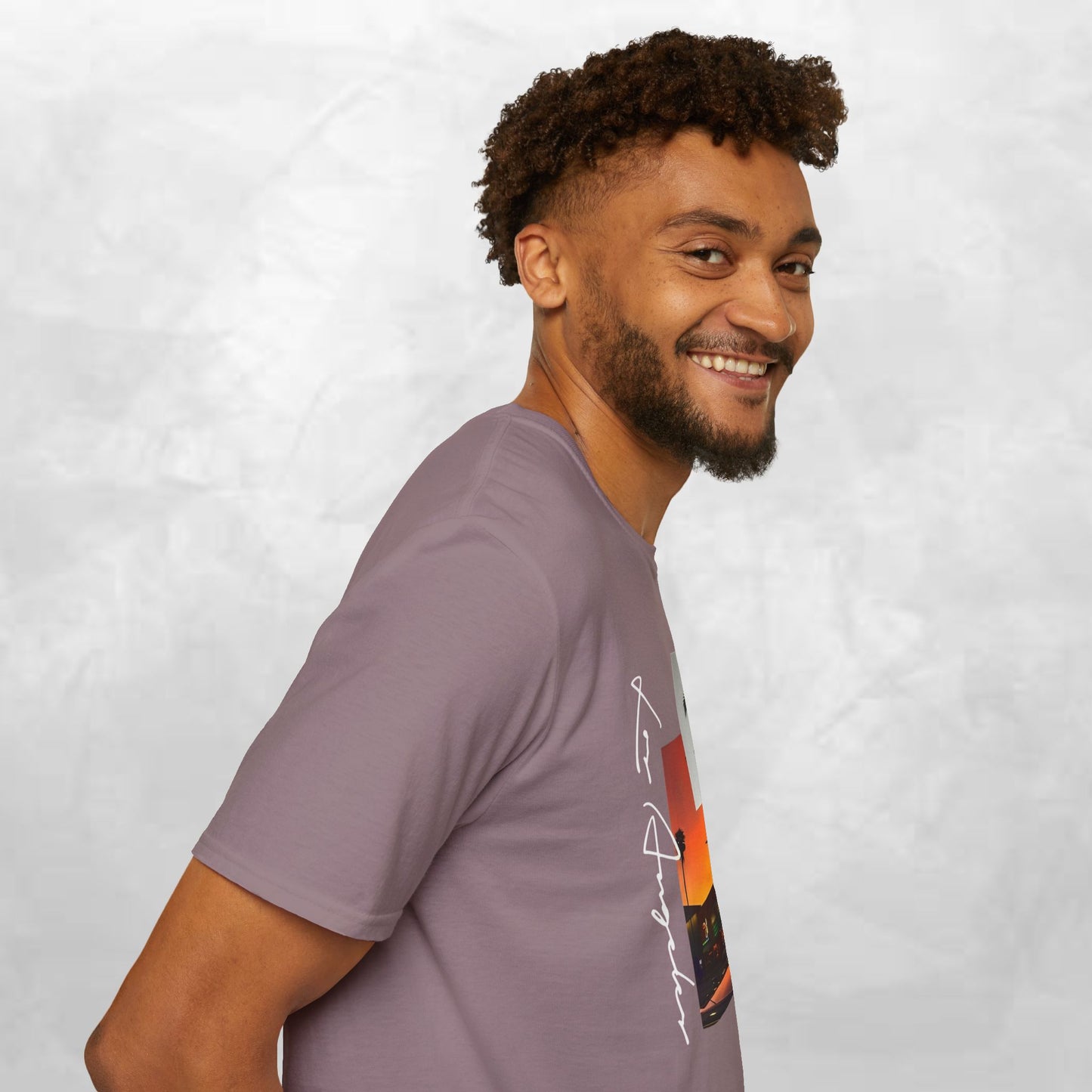 T-Shirt — Tropical Sunset Los Angeles Palm Tree Tee
