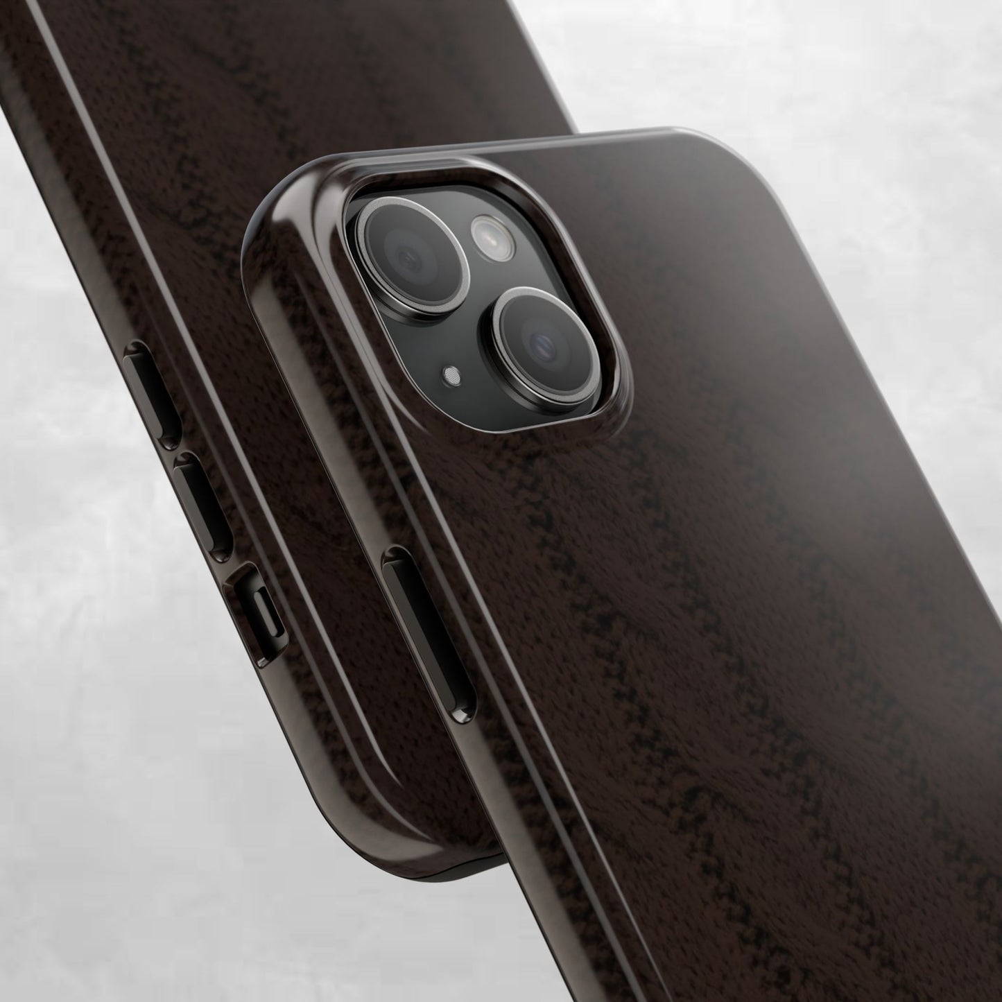 Cable Knit Chocolate Tough Phone Case — Vibes and Vogue Protective Cover