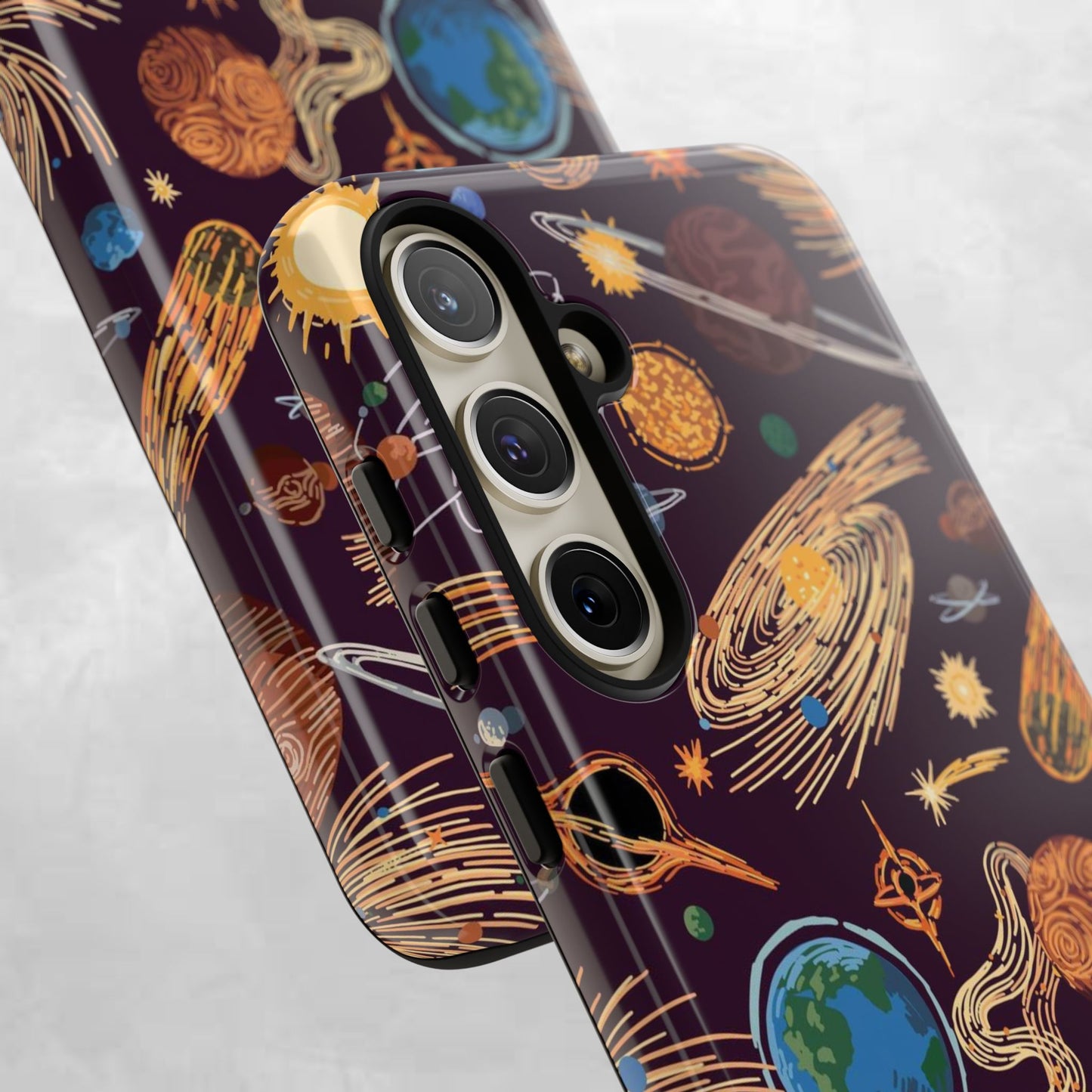 Space-Themed Phone Case - Cosmic Galaxy Design, Durable Protective Cover, Unique Gift, Celestial Lover's Accessory