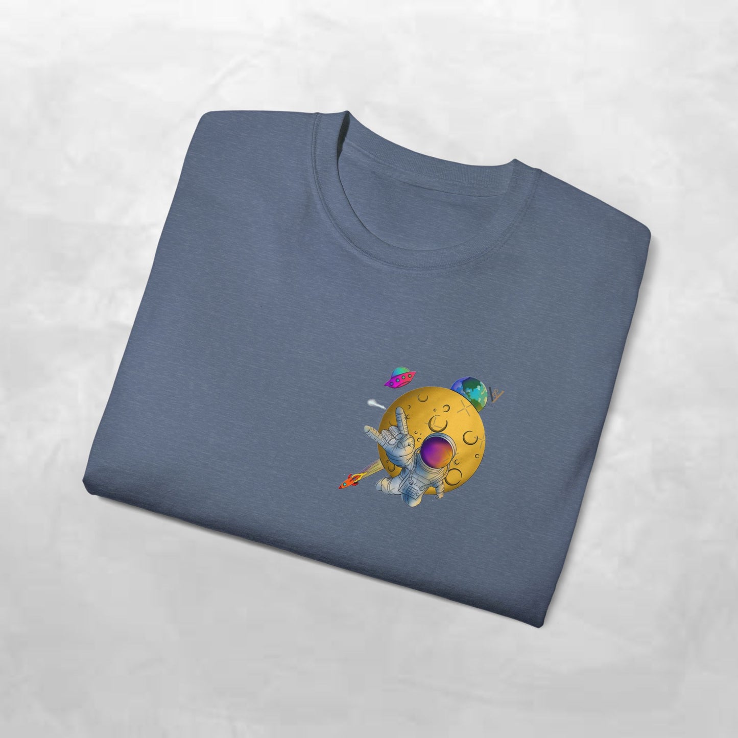 Funny Graphic Tee – "Happy Taco" Design for Food Lovers