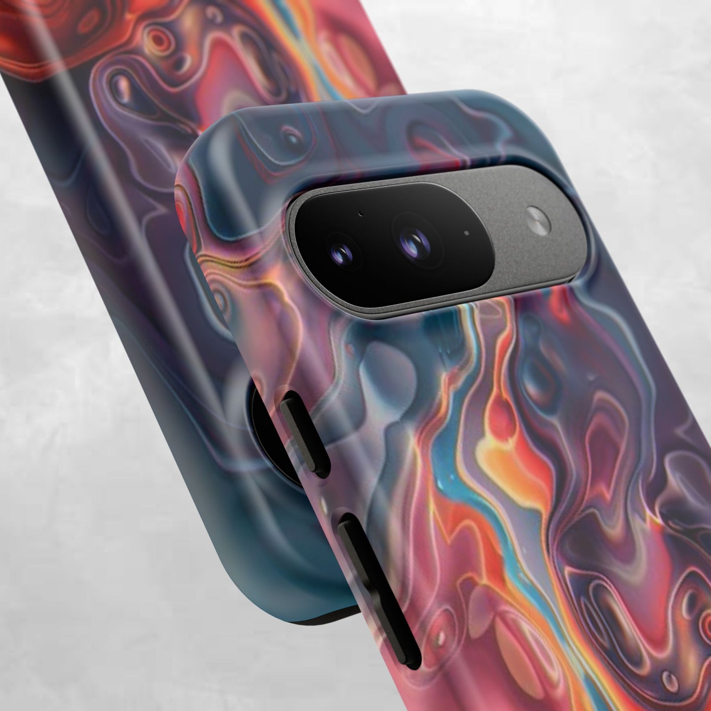 Colorful Phone Case, Abstract Print Cover, Tough Cases for Protection, Gift for Her, Modern Design, Trendy Mobile Accessory