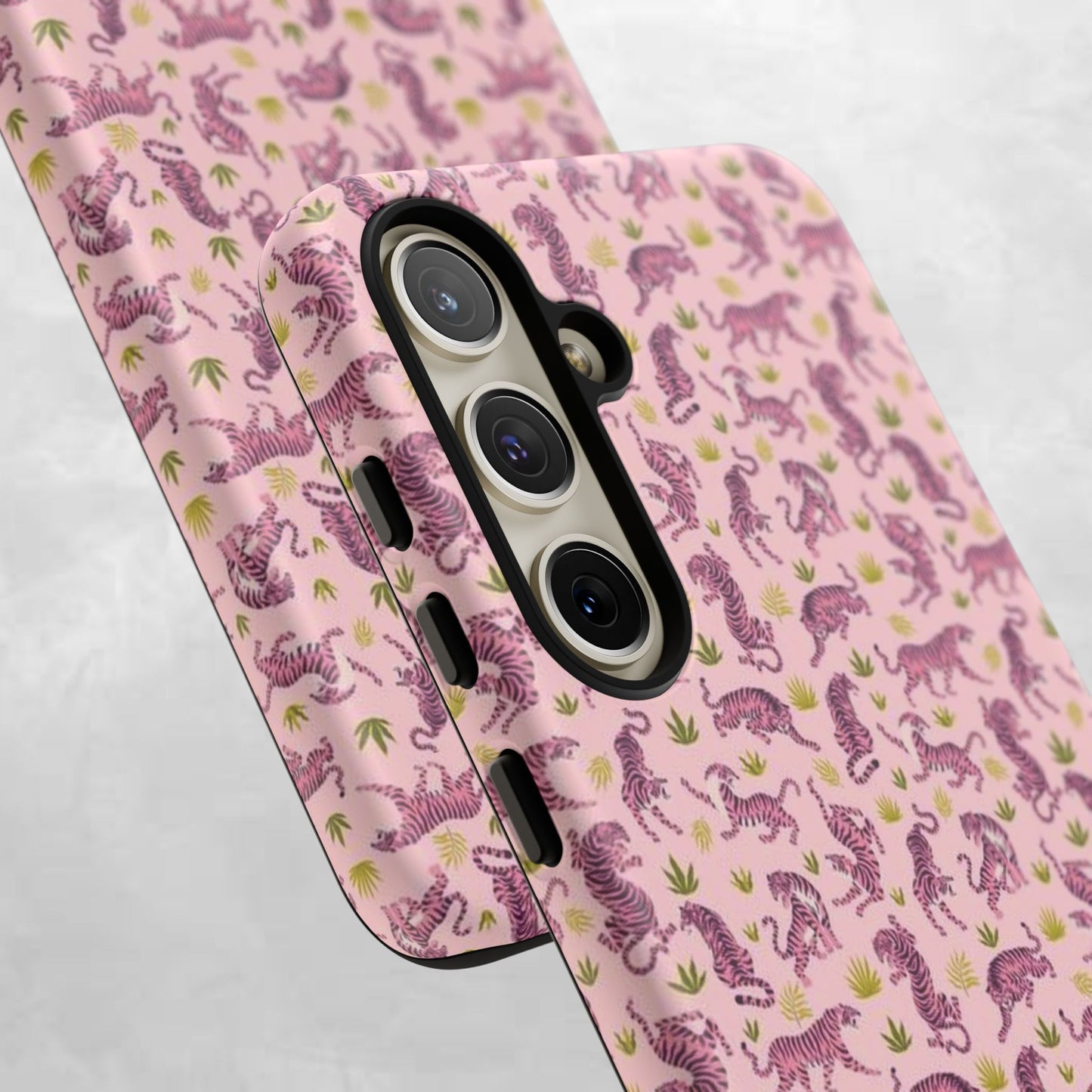 Pink Tiger Pattern Phone Case - Tough Cases