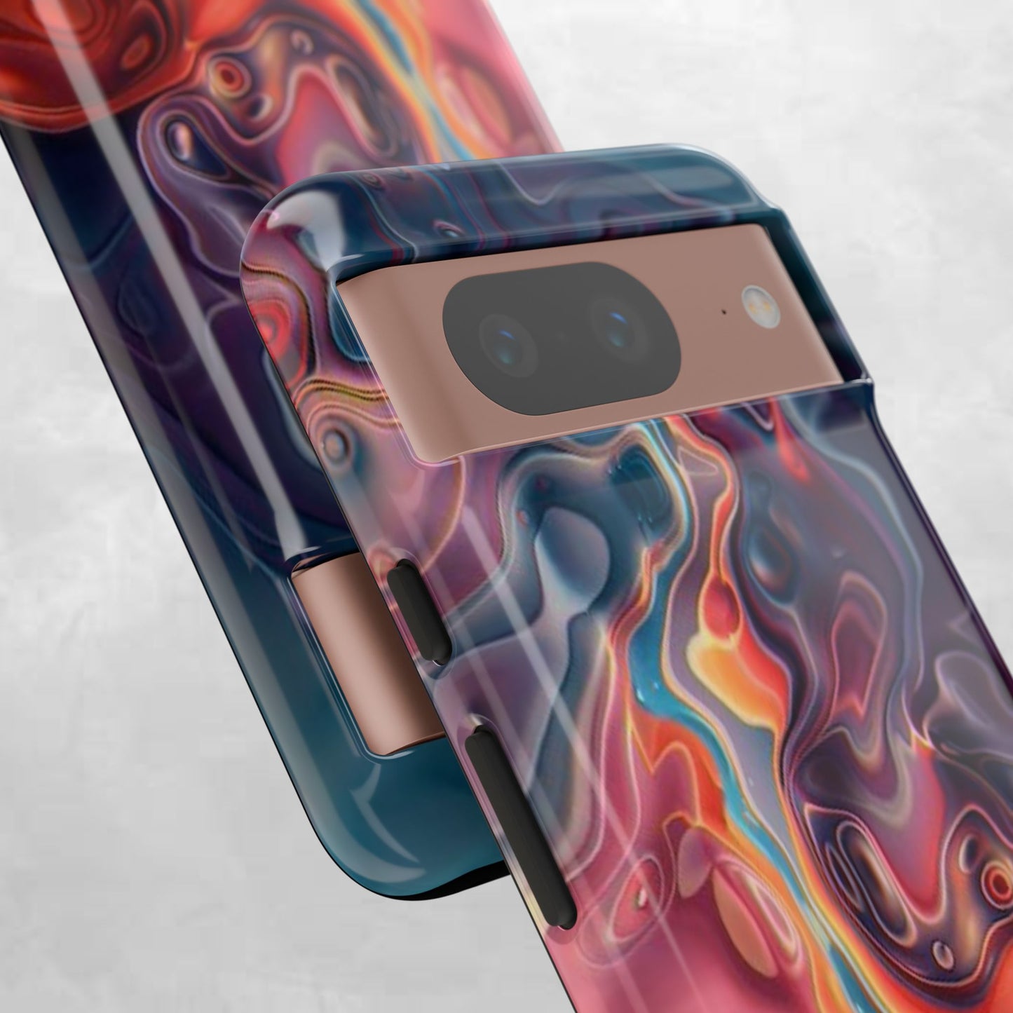 Colorful Phone Case, Abstract Print Cover, Tough Cases for Protection, Gift for Her, Modern Design, Trendy Mobile Accessory