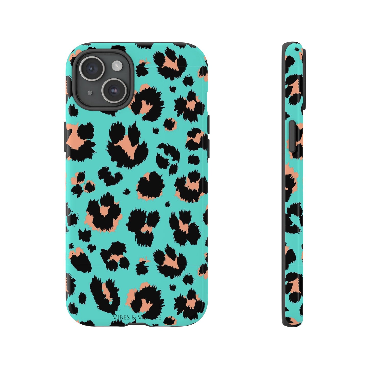 Leopard Print Phone Case, Tough Phone Case, Wild Style Accessory, Animal Print Cover, Stylish Phone Protection
