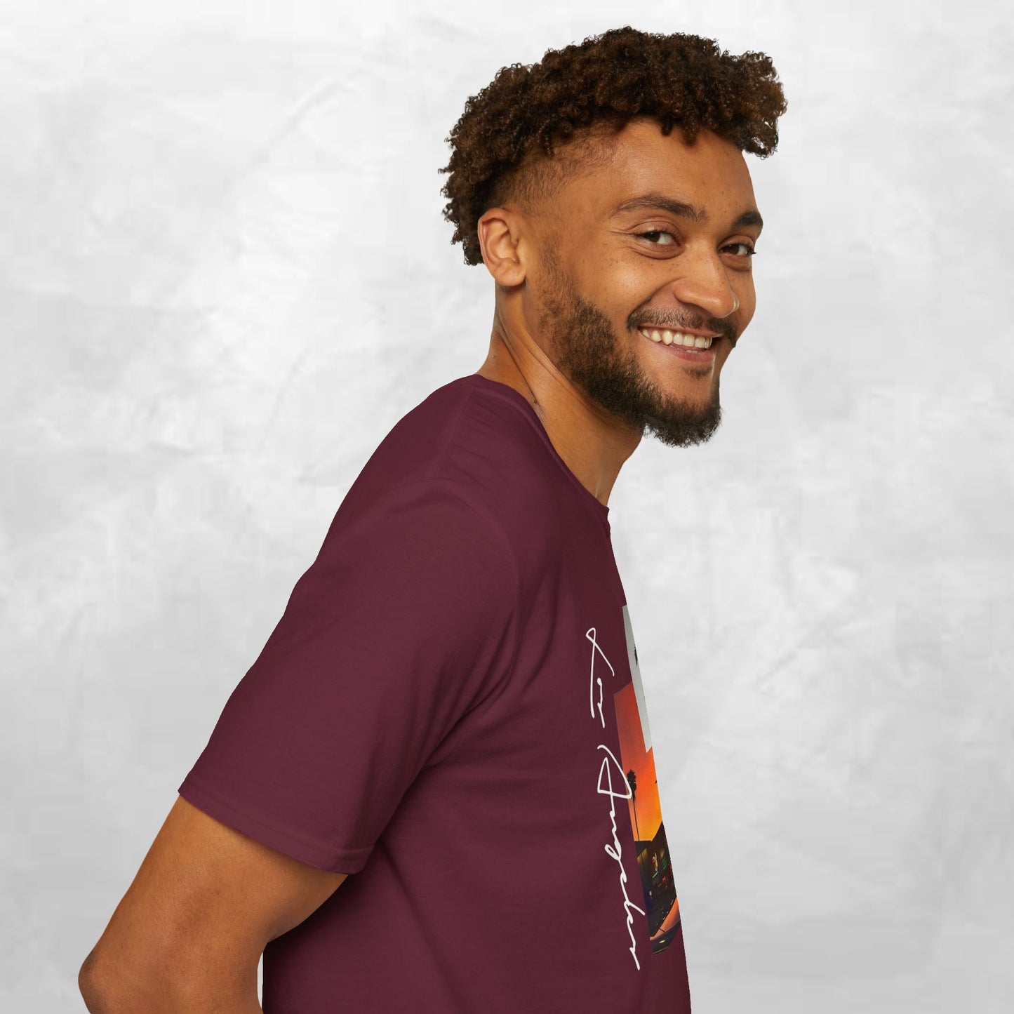T-Shirt — Tropical Sunset Los Angeles Palm Tree Tee