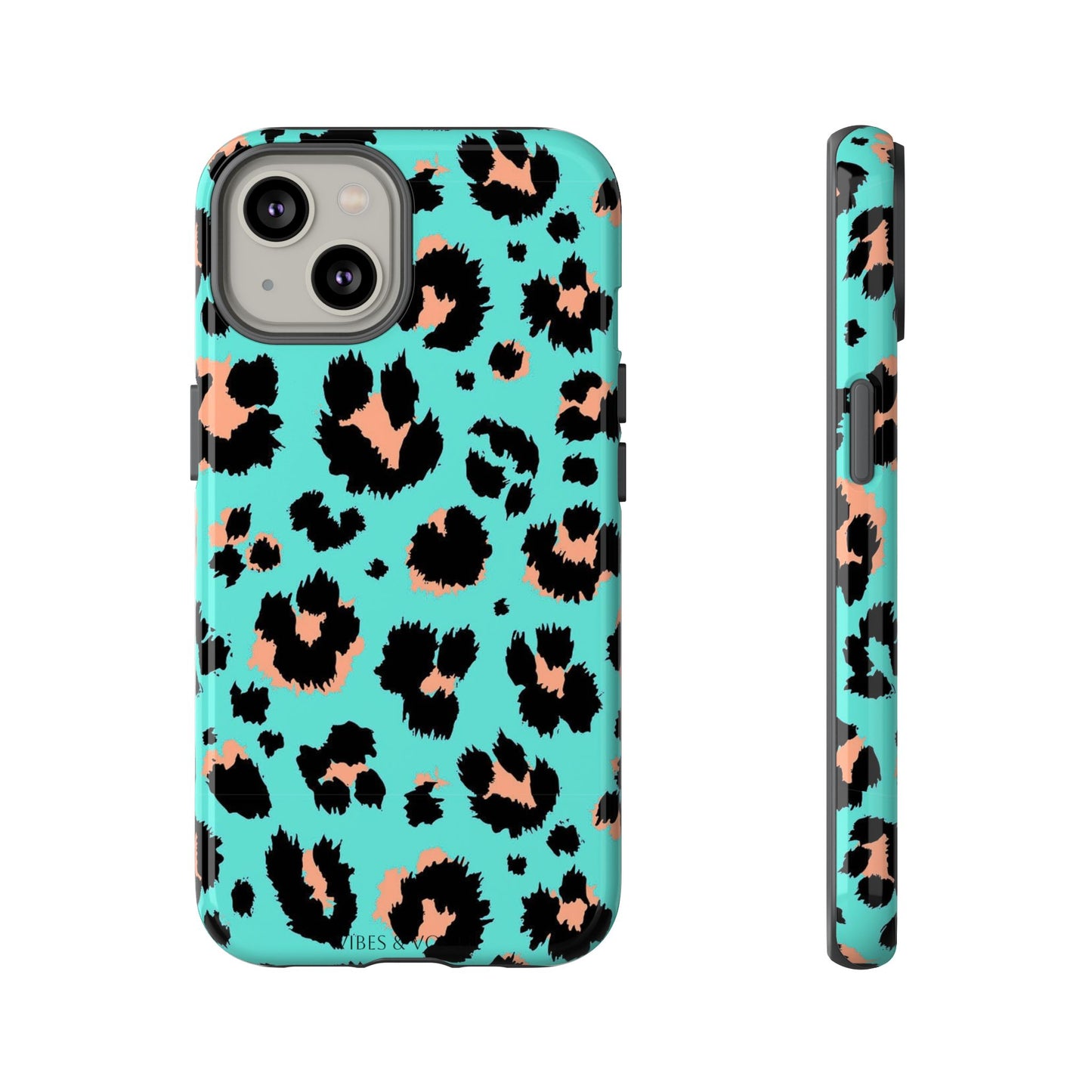 Leopard Print Phone Case, Tough Phone Case, Wild Style Accessory, Animal Print Cover, Stylish Phone Protection