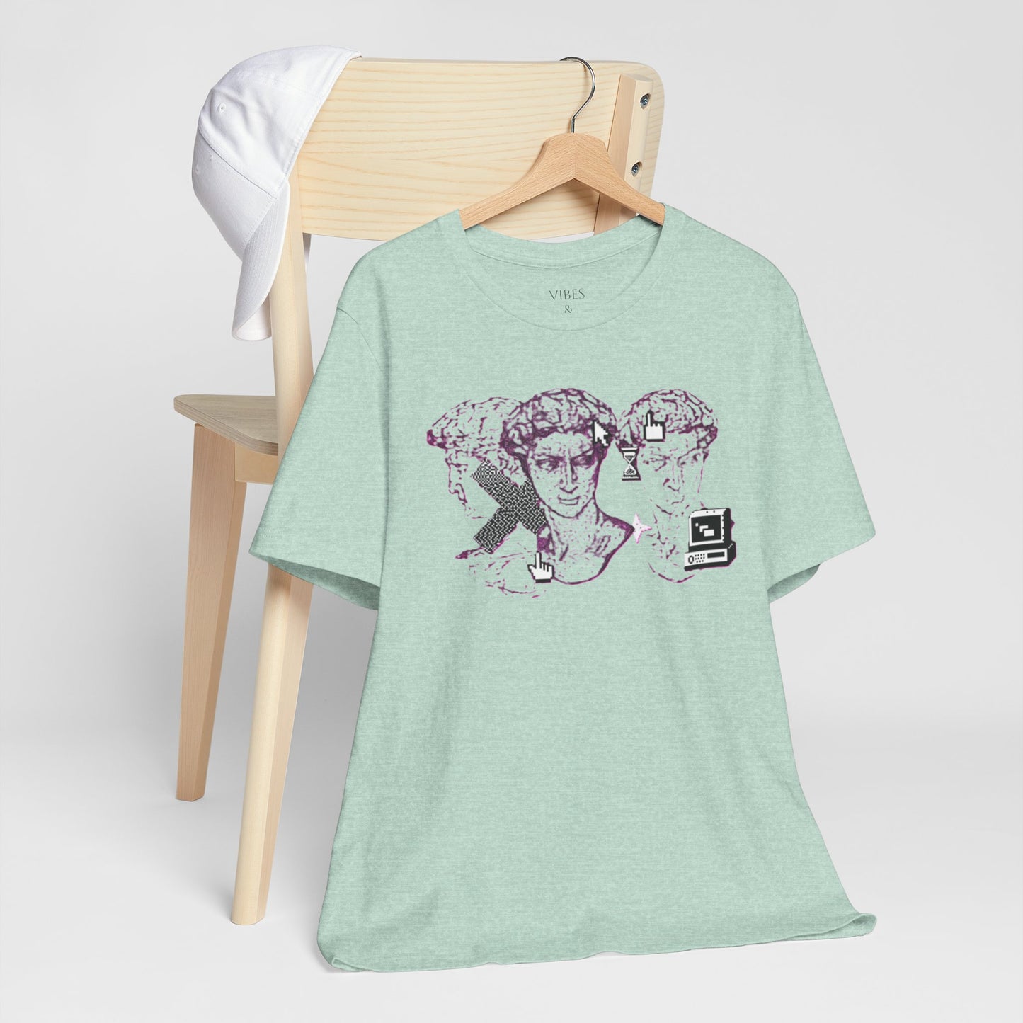 Artistic Brain Design Unisex Tee, Graphic T-Shirt, Casual Wear, Gift for Artists, Creative Apparel, Unique Fashion Statement