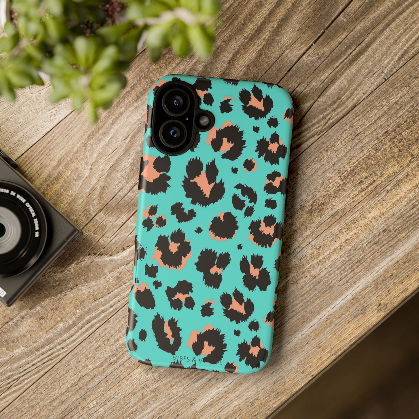 Leopard Print Phone Case, Tough Phone Case, Wild Style Accessory, Animal Print Cover, Stylish Phone Protection