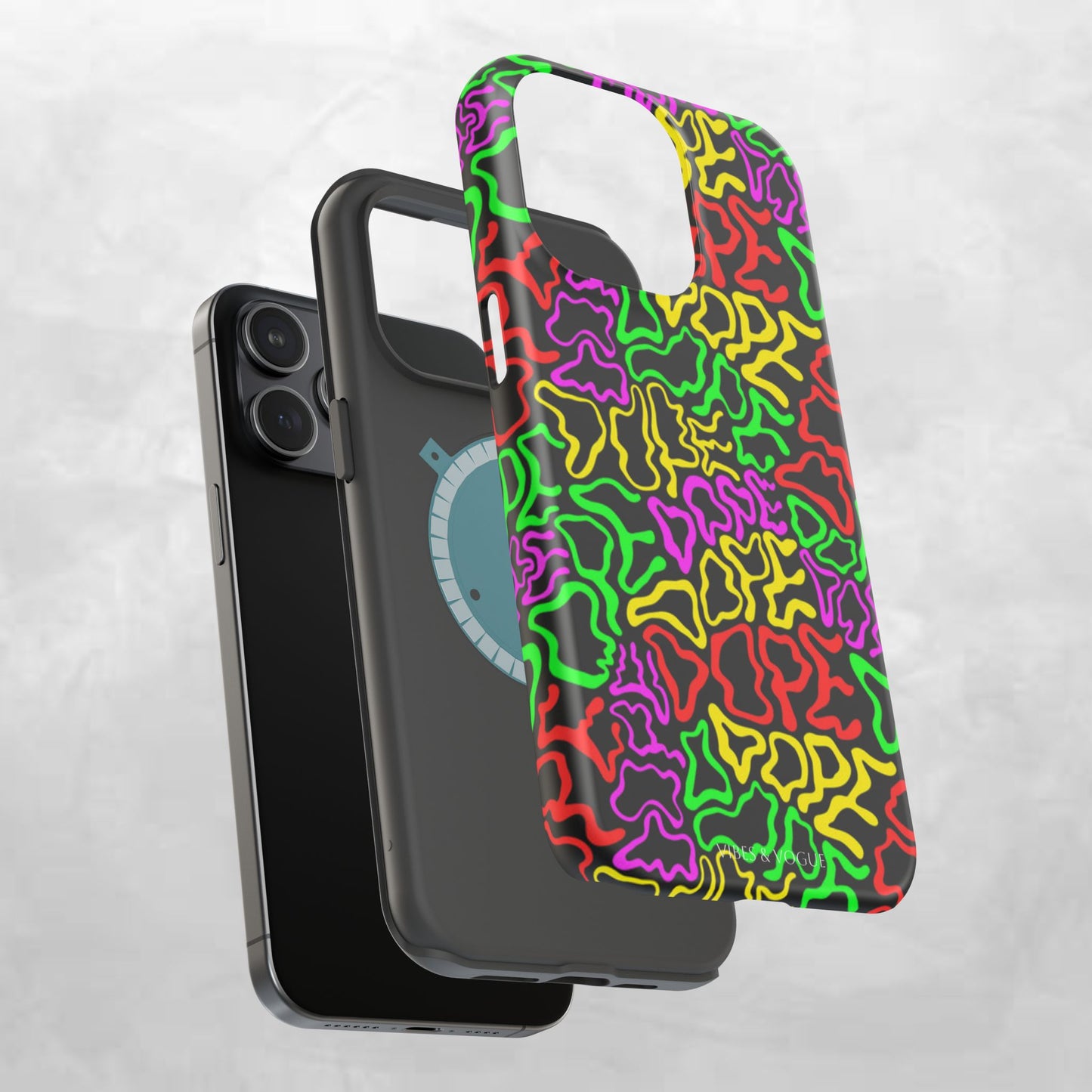 Colorful Magnetic Phone Cases, Funky Case for Teens, Cool Phone Accessories, Unique Gift for Friends, Vibrant Tough Cases, Phone Protection