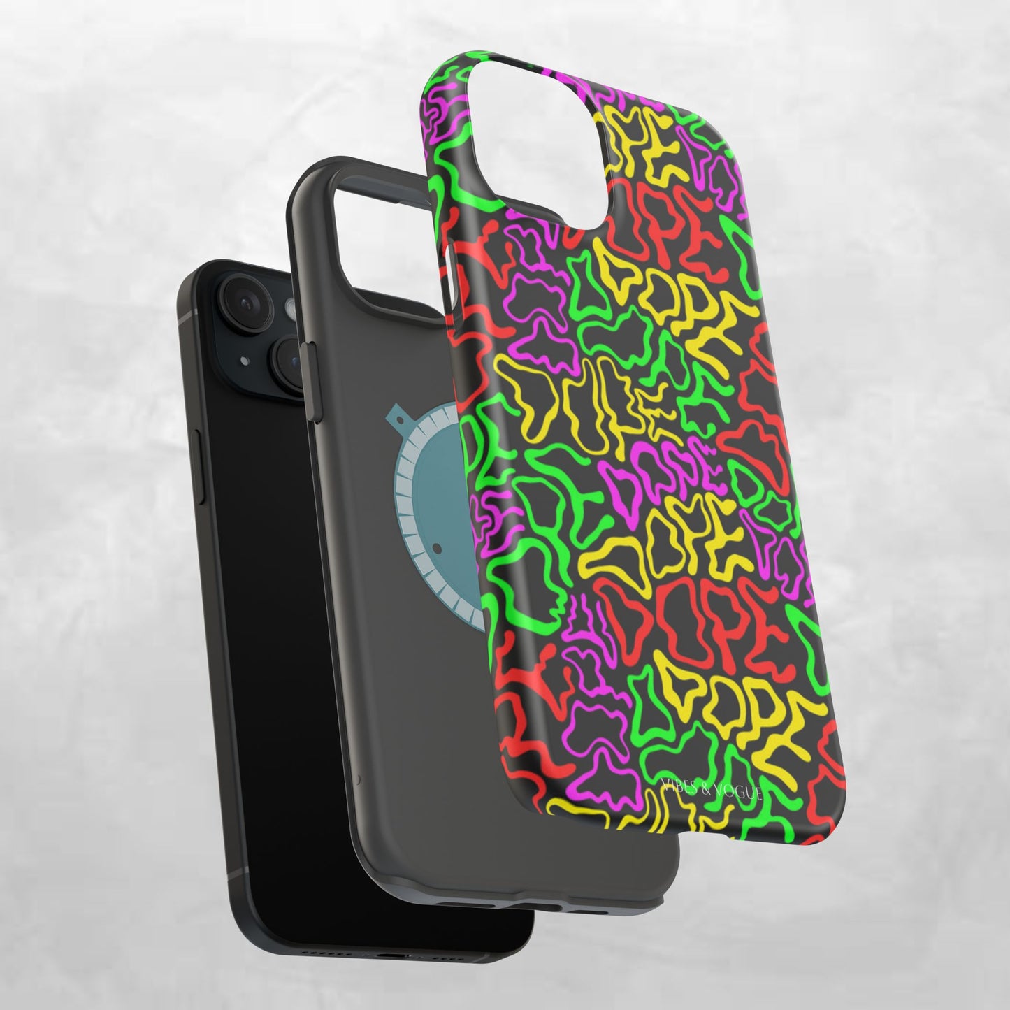 Colorful Magnetic Phone Cases, Funky Case for Teens, Cool Phone Accessories, Unique Gift for Friends, Vibrant Tough Cases, Phone Protection