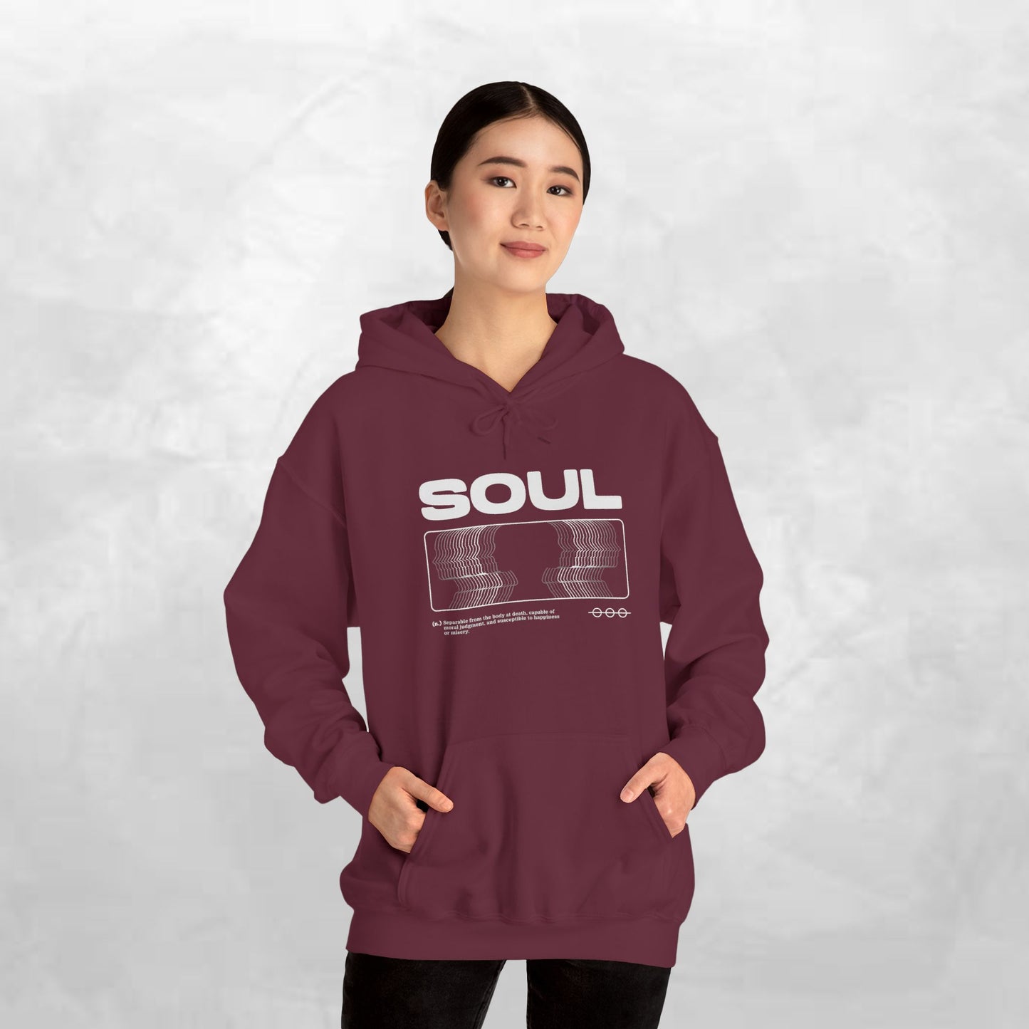 Soul Graphic Hoodie — Retro VHS Silhouette Streetwear