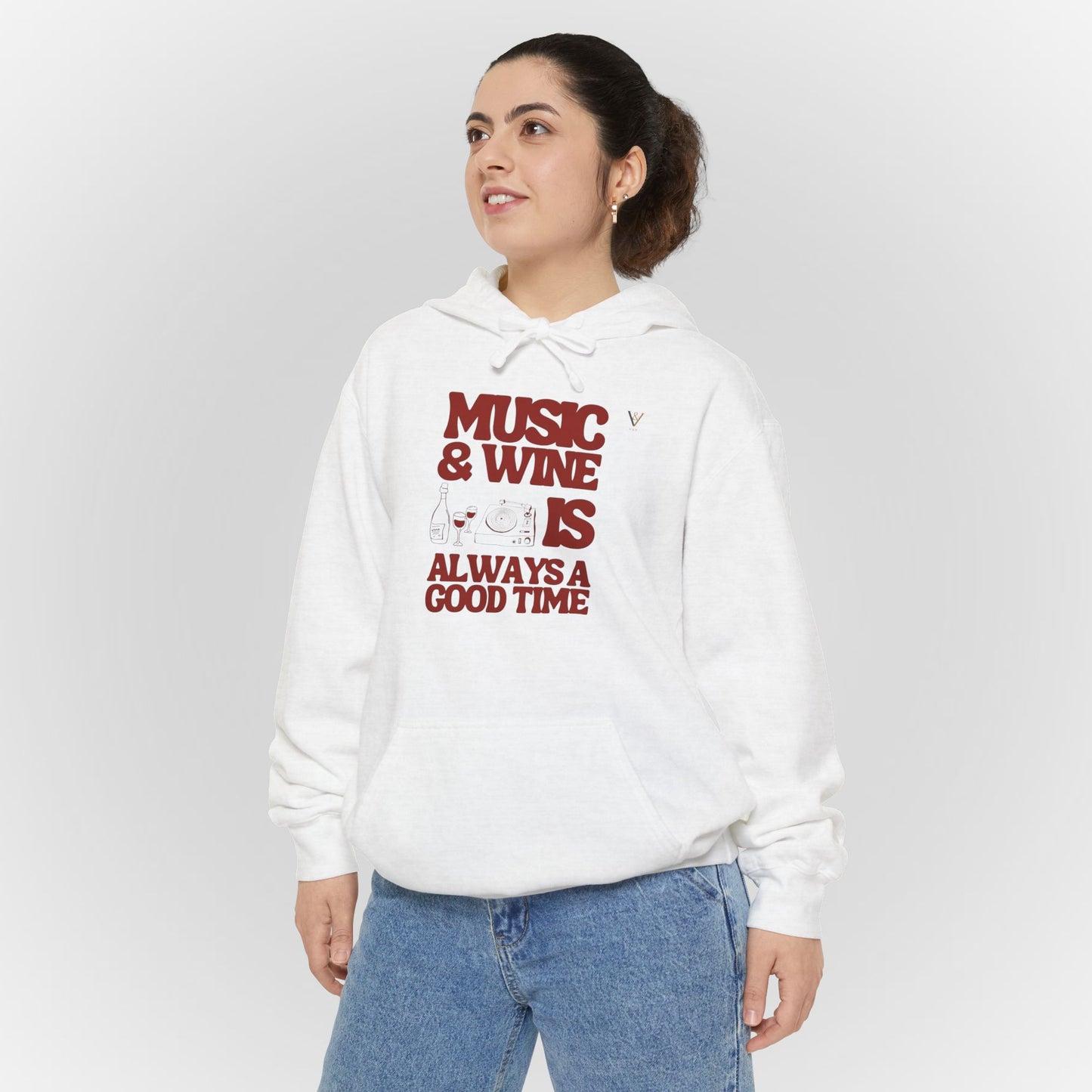 Comfortable Unisex Garment-Dyed Hoodie for Relaxed Days