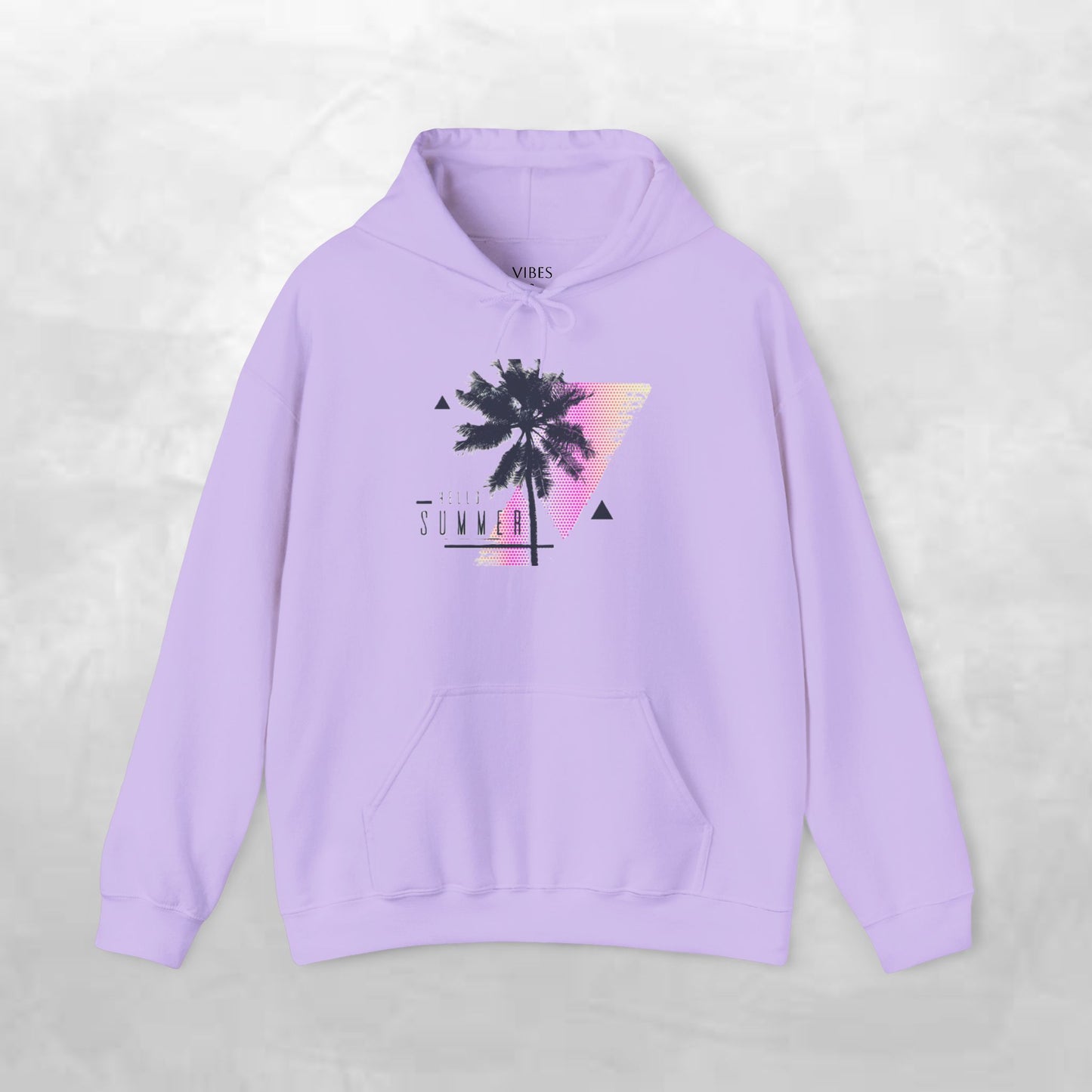 Tropical Vibe Hoodie, Summer Comfort Sweatshirt, Beachy Pullover for Vacation, Unisex Hooded Top, Gift for Warm Weather