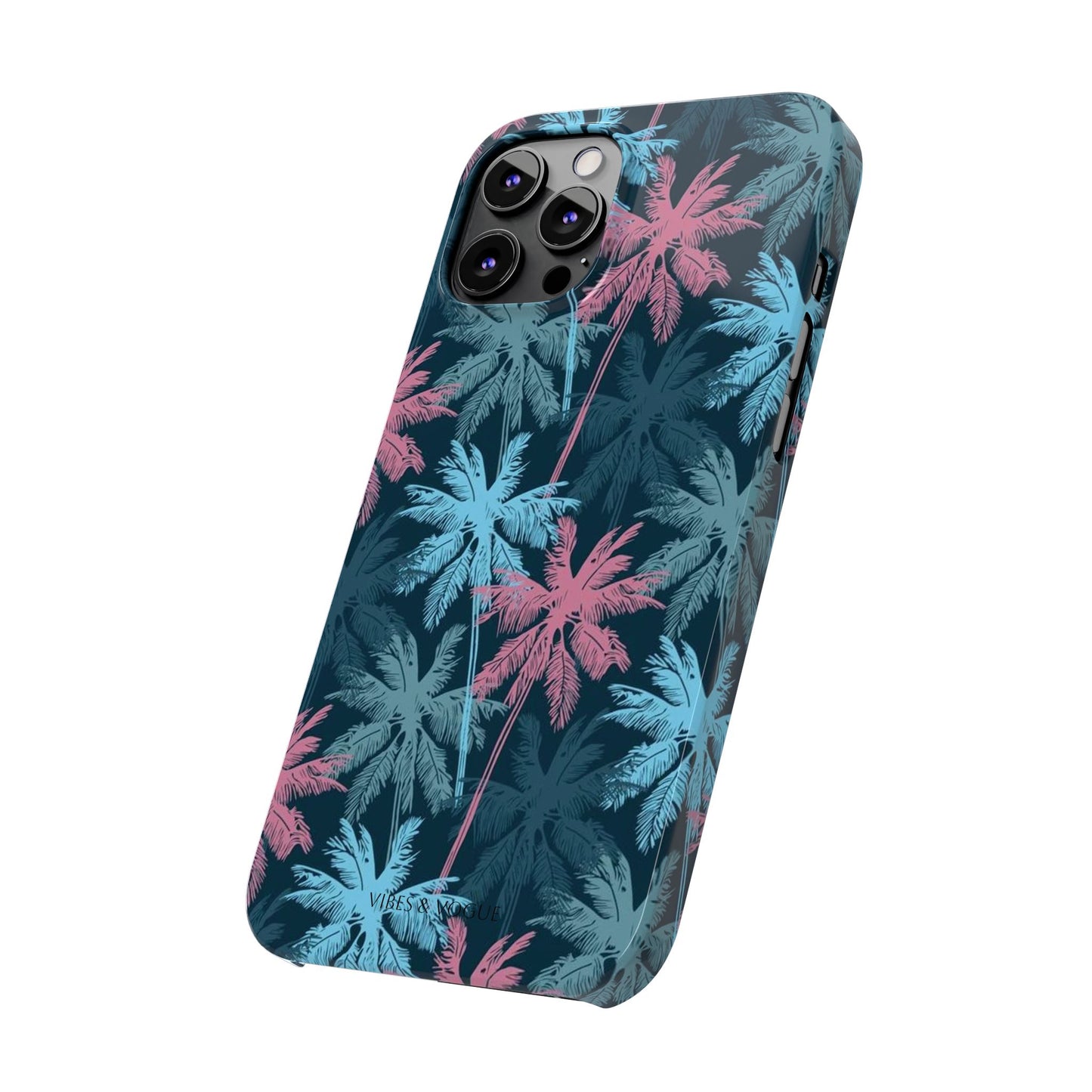 Tropical Vibes Slim Phone Case - Summer Botanical Design