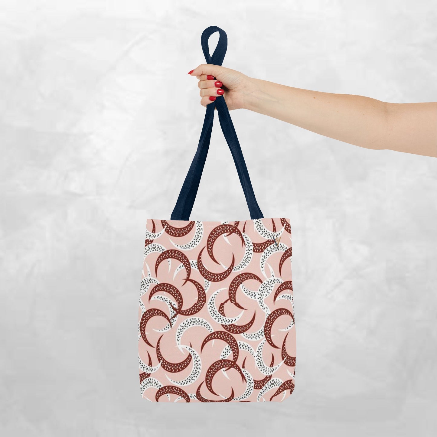 Chic Patterned Tote Bag, Stylish Grocery Bag, Reusable Shopping Tote, Eco-Friendly Handbag, Casual Daily Accessories