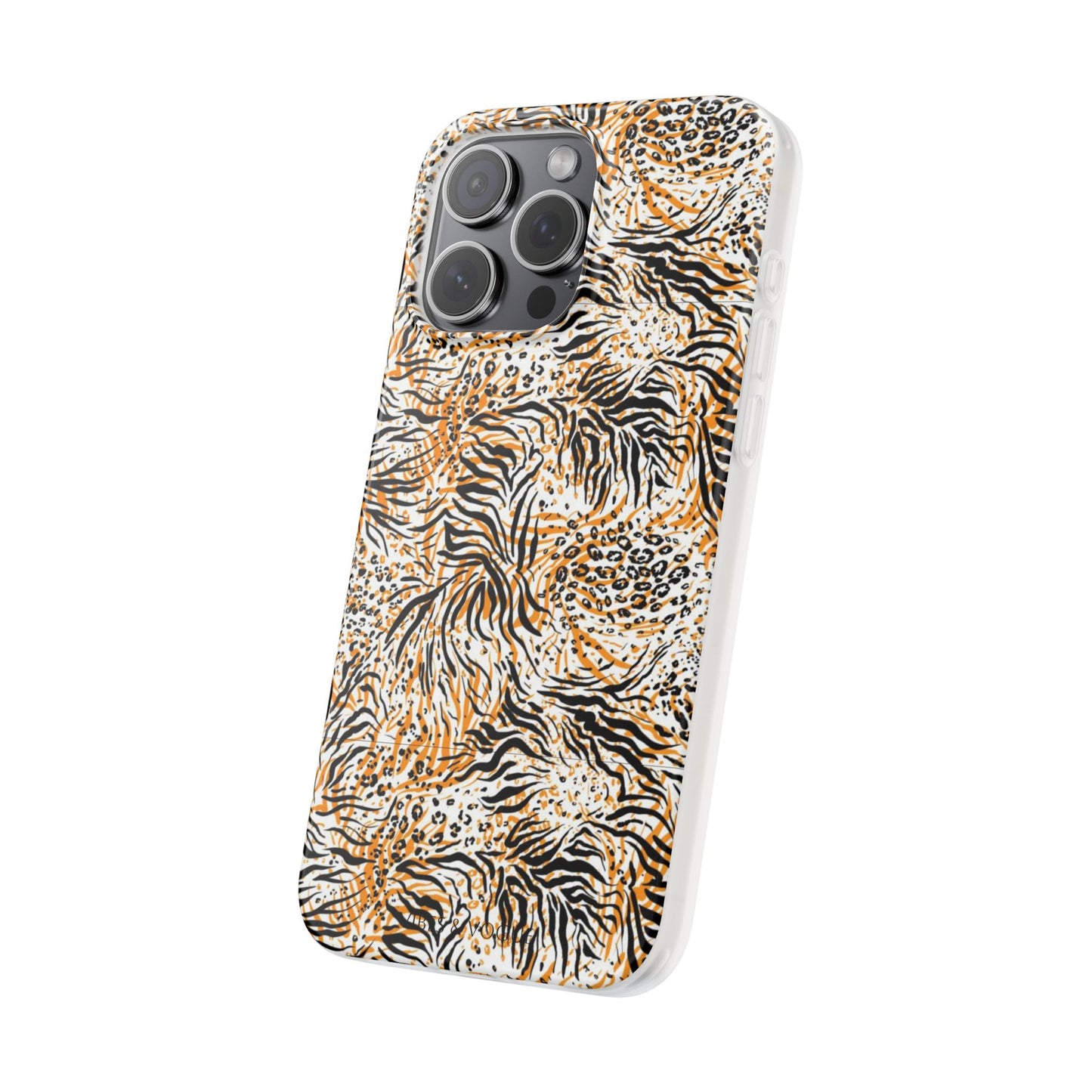 Wild Animal Print Flexi Case for iPhone - Fierce & Trendy Design