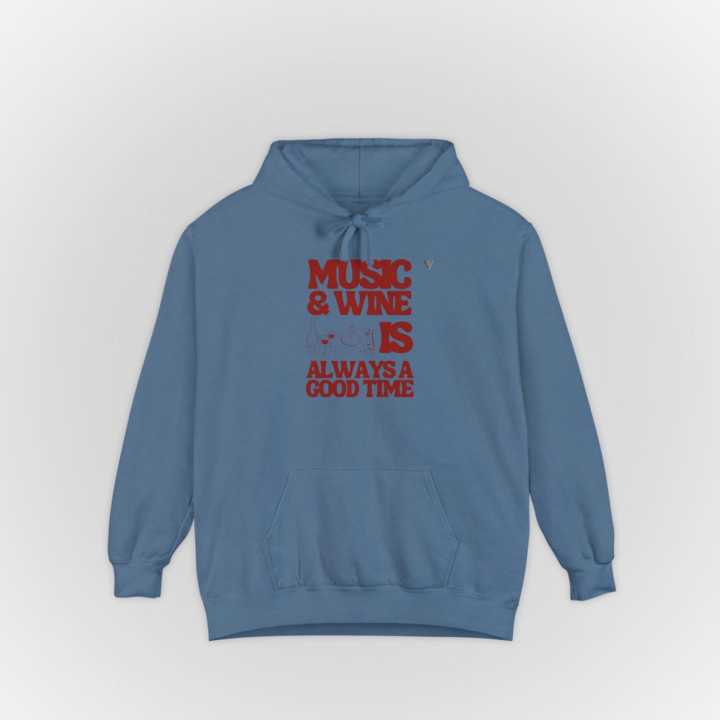 Comfortable Unisex Garment-Dyed Hoodie for Relaxed Days