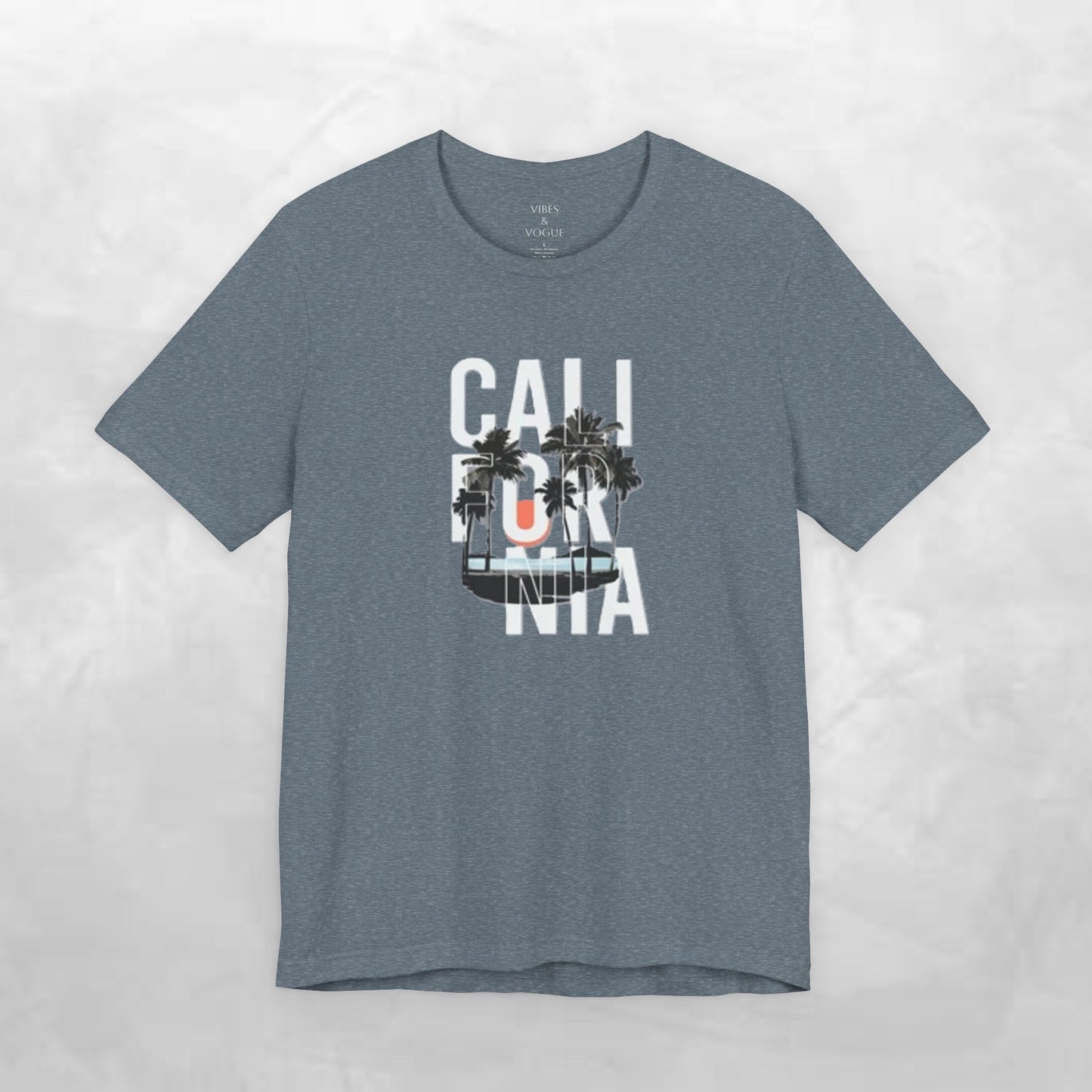 California Vibes Unisex Tee, Summer Fun T-Shirt, Casual Wear, Beach Day Shirt, Gift for Travelers, Holiday Fashion