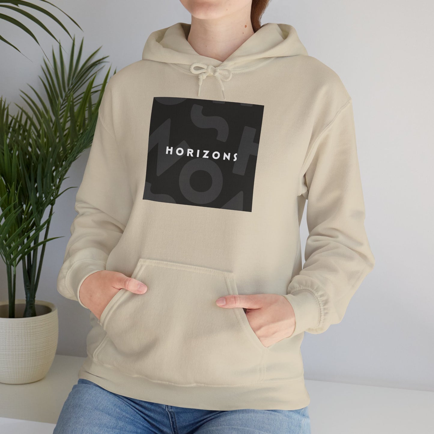 Horizons Unisex Heavy Blend™ Hooded Sweatshirt - Cozy Graphic Hoodie for Casual Wear