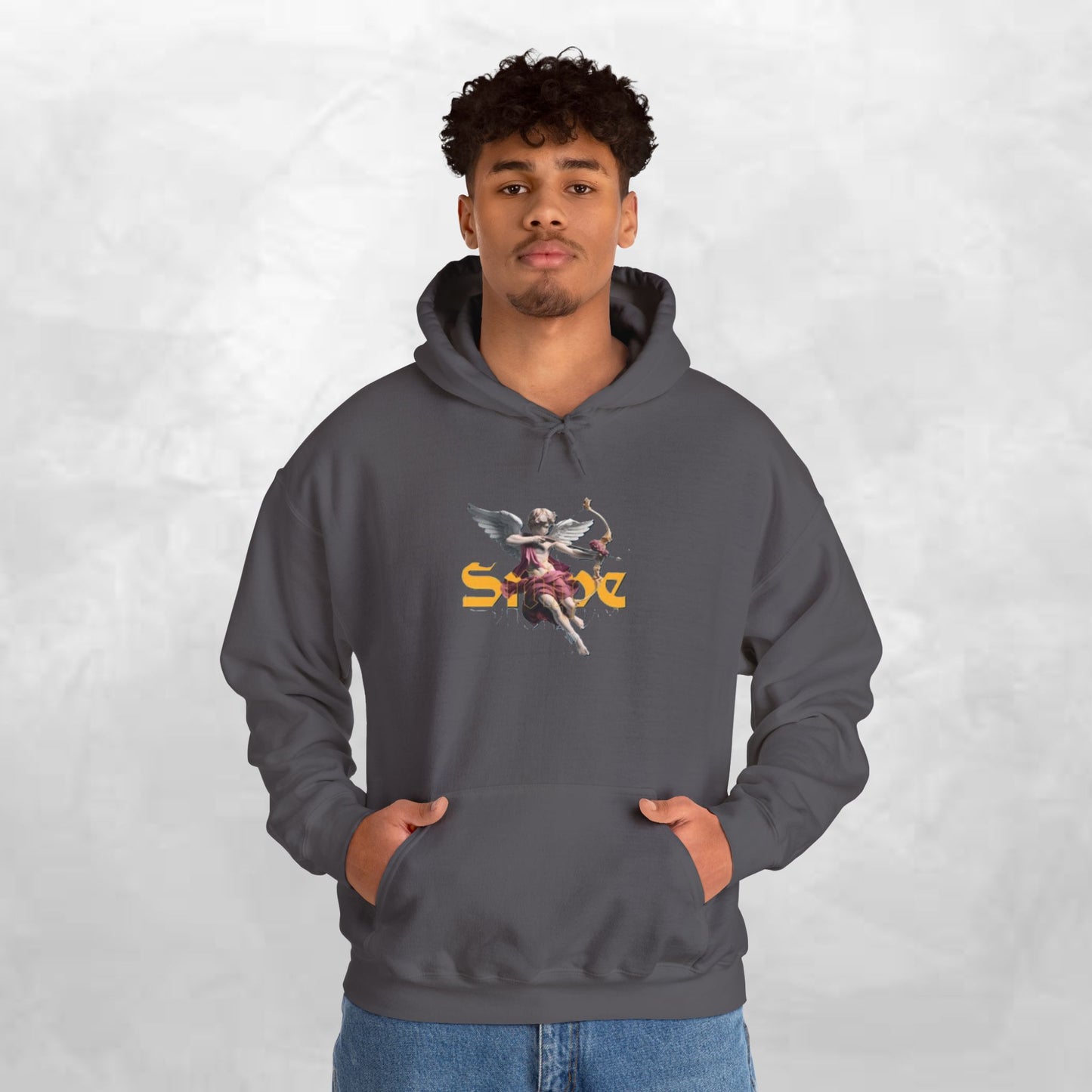 Chic Graphic Hoodie - Unisex Heavy Blend™ Sweatshirt, Casual Wear, Street Style, Gift for Him/Her, Comfortable Fashion, Trendy Apparel