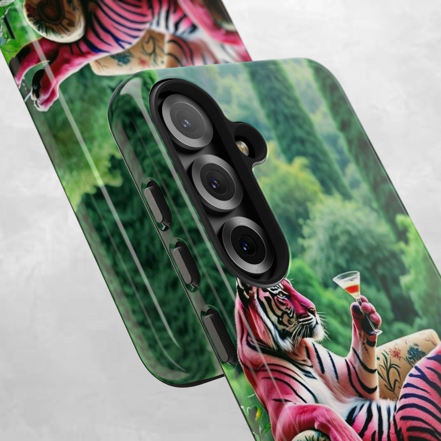 Relaxed Tiger Phone Case | Tough Case for Animal Lovers, Unique Gift for Friends, Stylish Tech Accessories, Fun Phone Cover, Vibrant Design