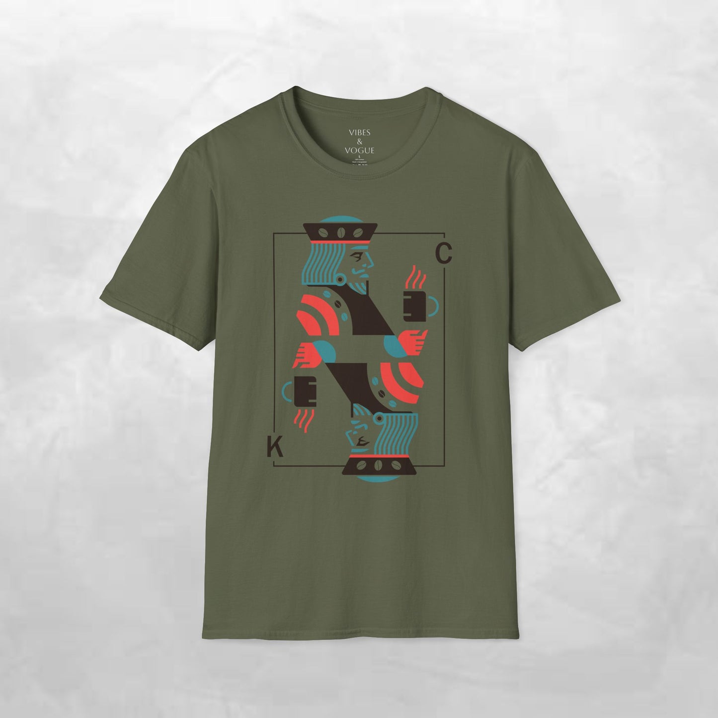 King of Cups Graphic T-Shirt - Unisex Softstyle Tee