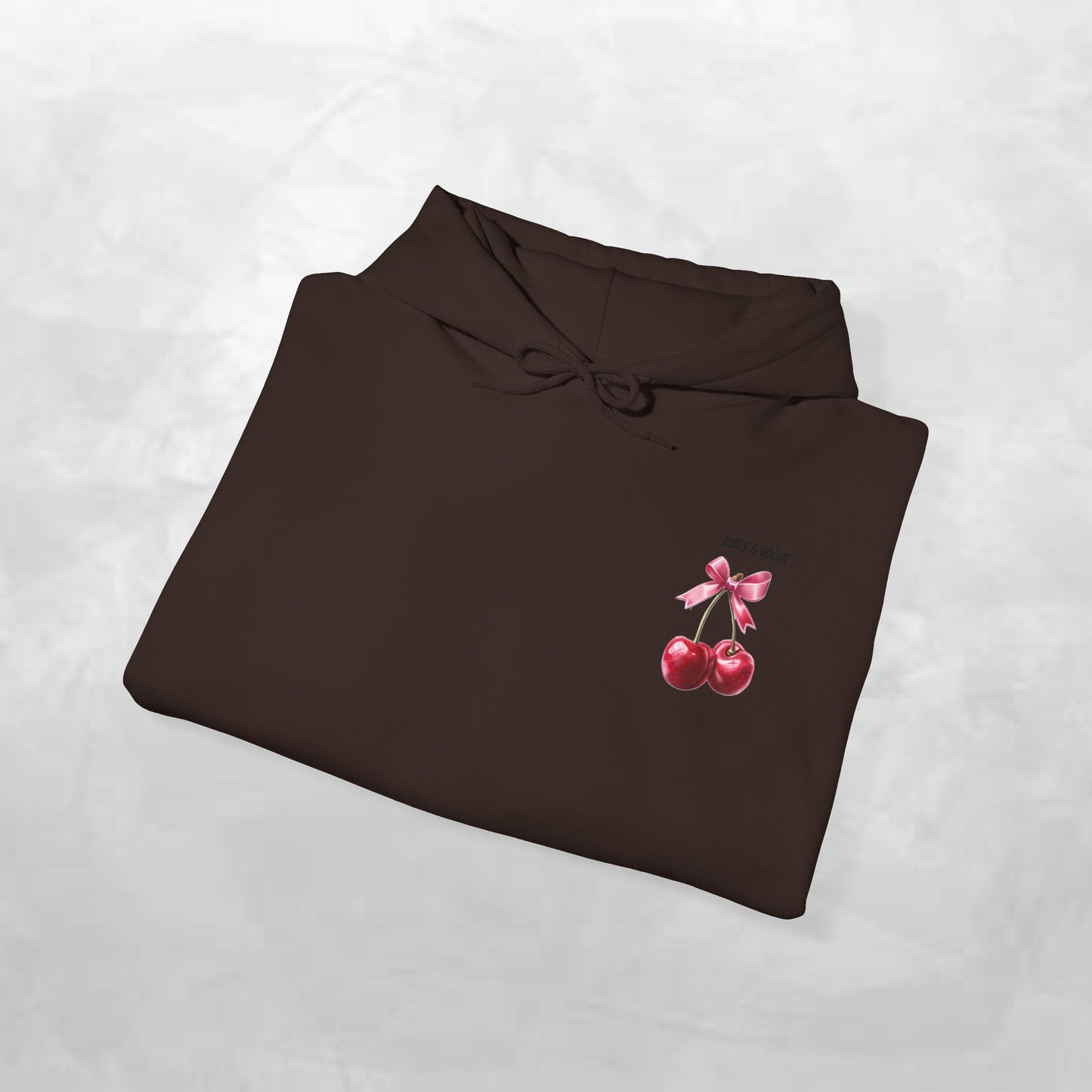 Cherry Bow Unisex Hoodie - Sweet, Cozy Style for Spring, Casual Wear, Gift for Birthdays, Summer Fun, Festival Fashion