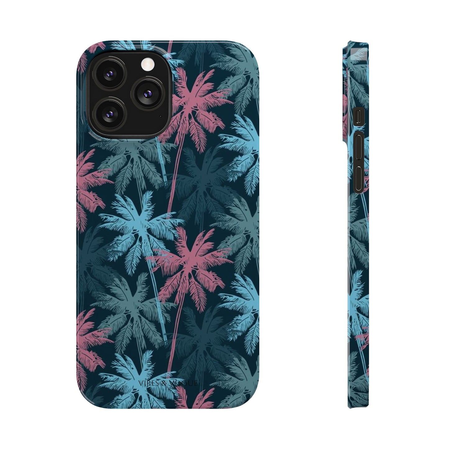 Tropical Vibes Slim Phone Case - Summer Botanical Design