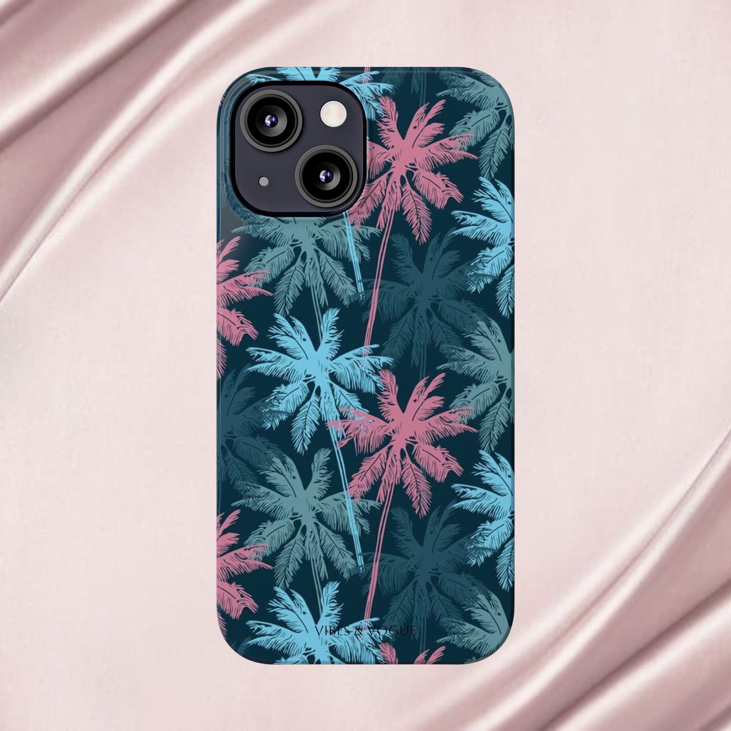 Tropical Vibes Slim Phone Case - Summer Botanical Design