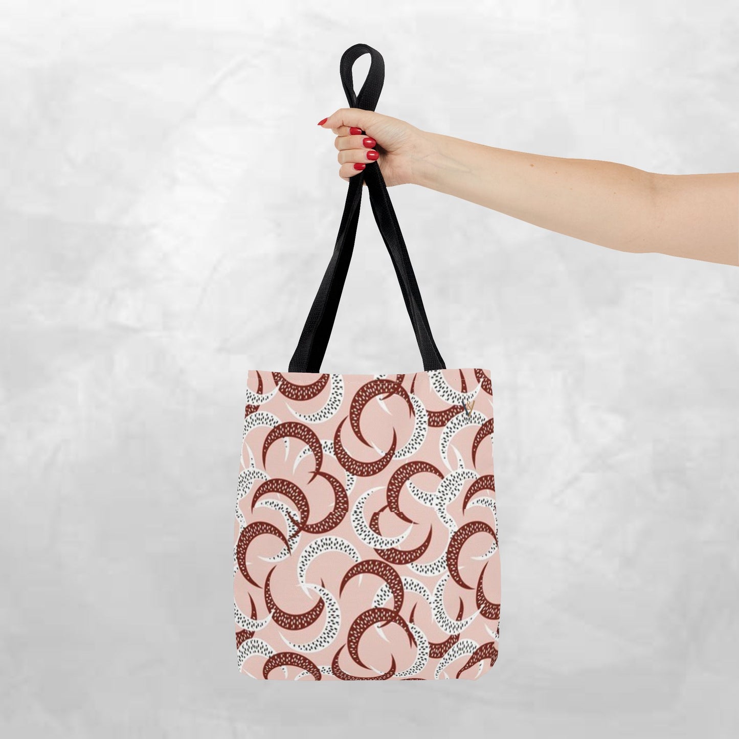 Chic Patterned Tote Bag, Stylish Grocery Bag, Reusable Shopping Tote, Eco-Friendly Handbag, Casual Daily Accessories
