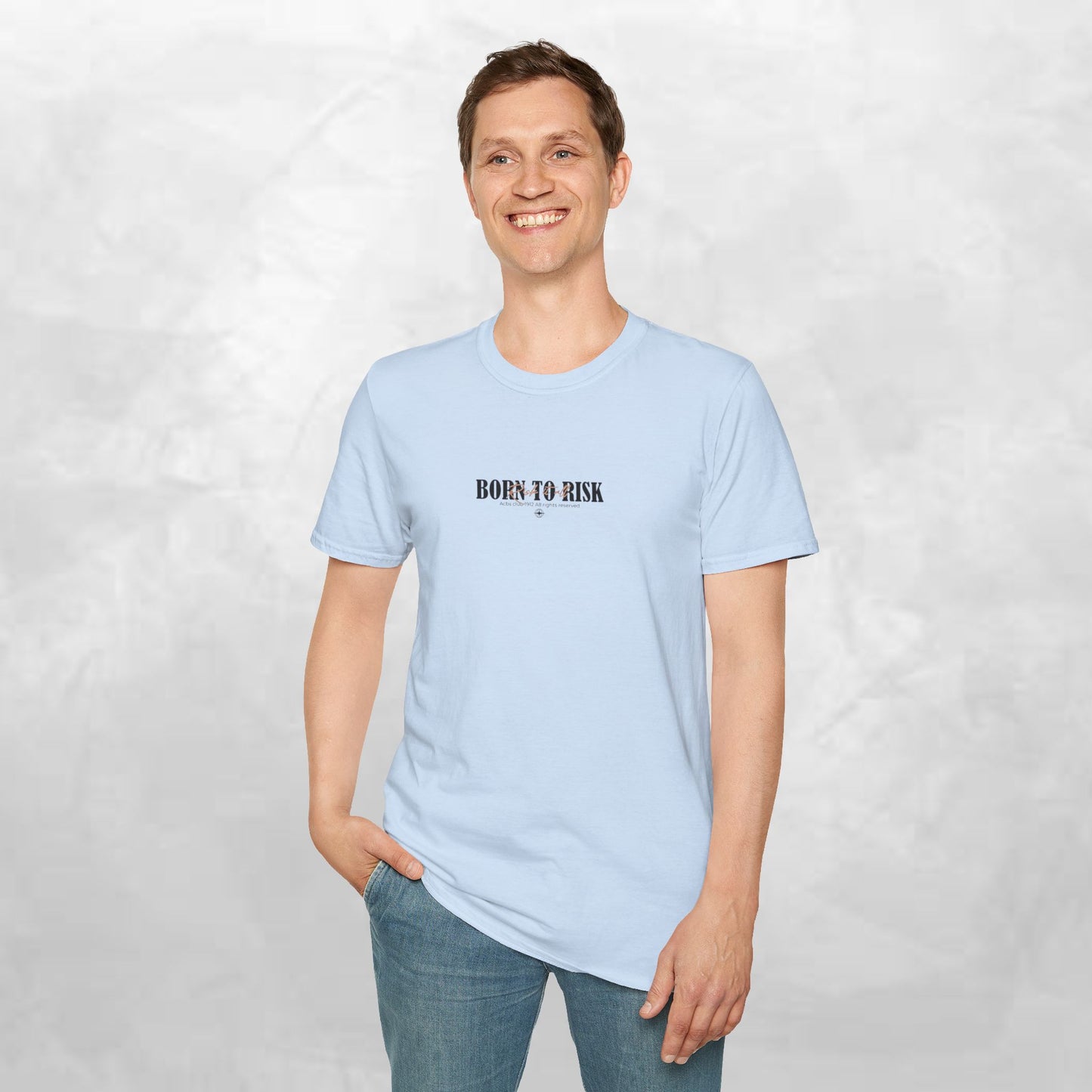 Born to Risk T-Shirt — Minimalist Motivational Graphic Tee