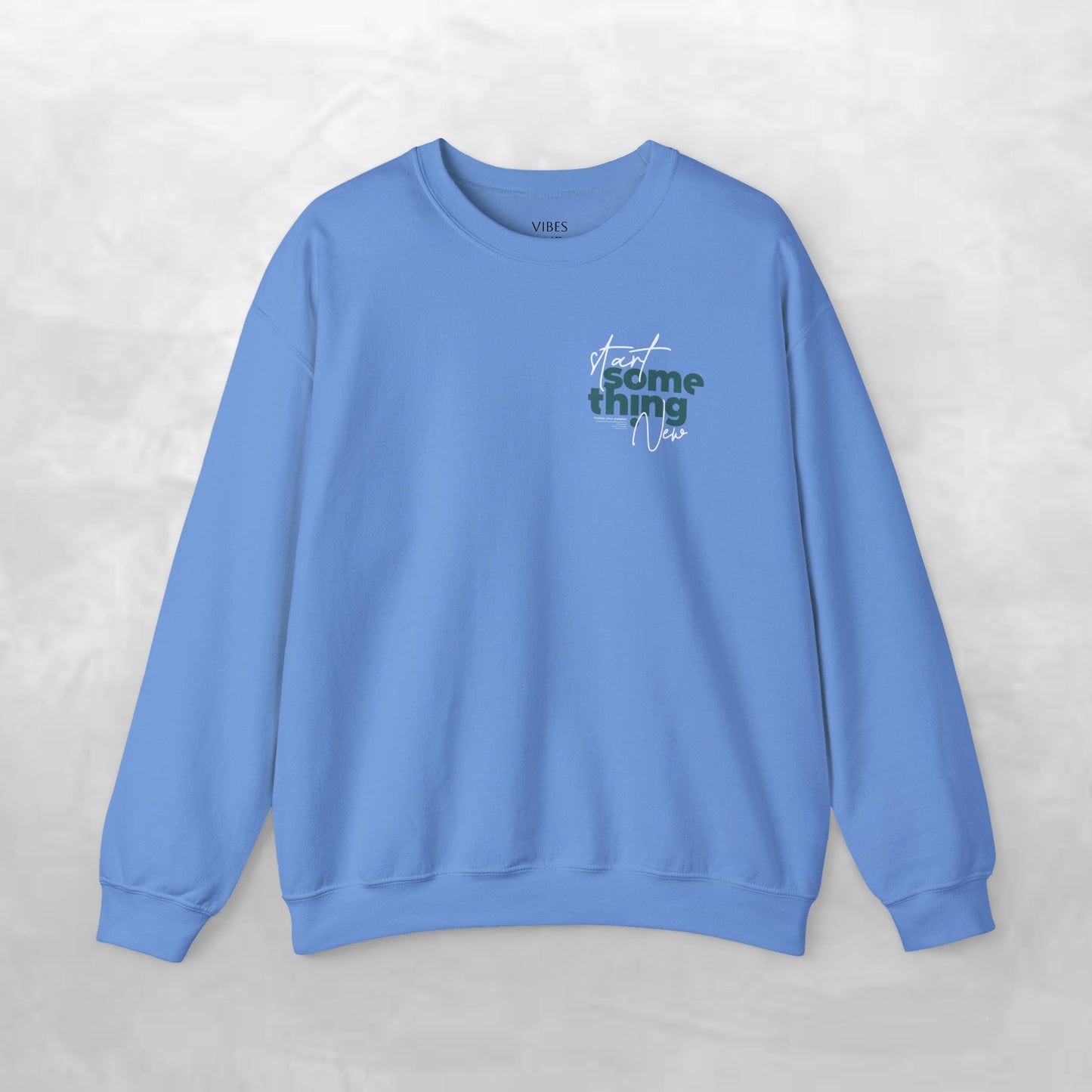 Minimal 'Do Something' Crewneck Sweatshirt