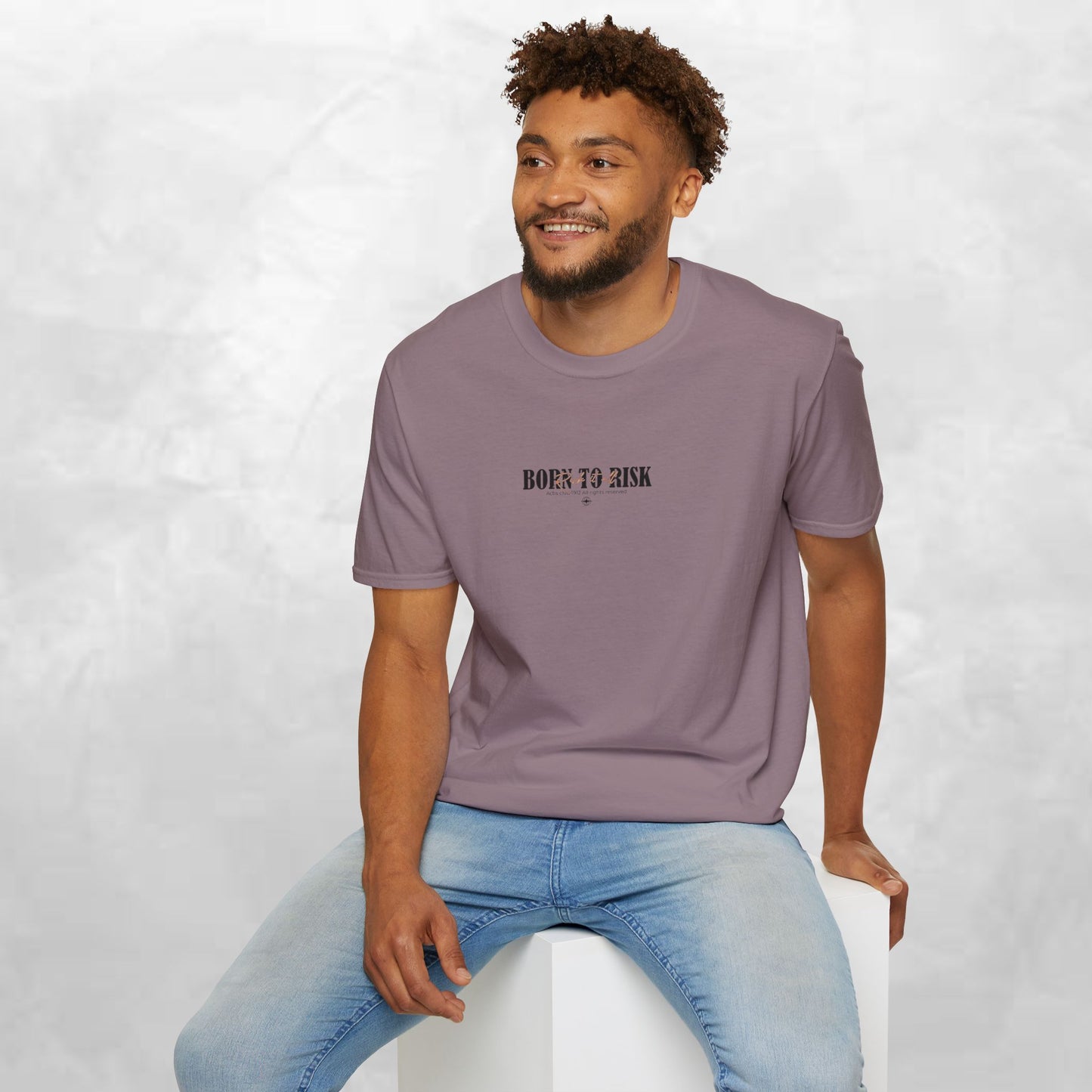 Born to Risk T-Shirt — Minimalist Motivational Graphic Tee