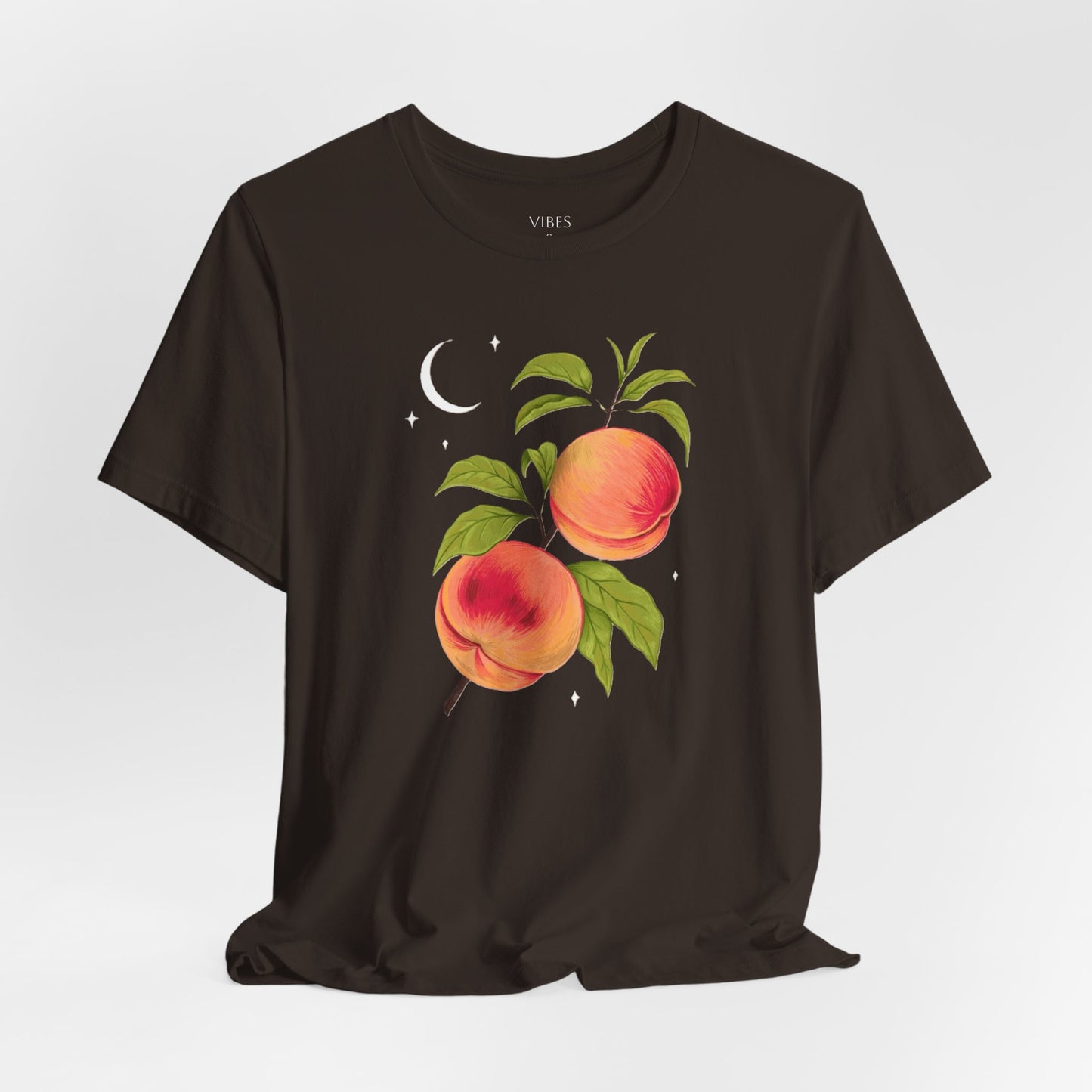 Peachy Summer Vibes Tee - Unisex Jersey Short Sleeve Shirt, Casual Wear, Gift for Her, Summer Fashion, Peach Design, Birthday Gift
