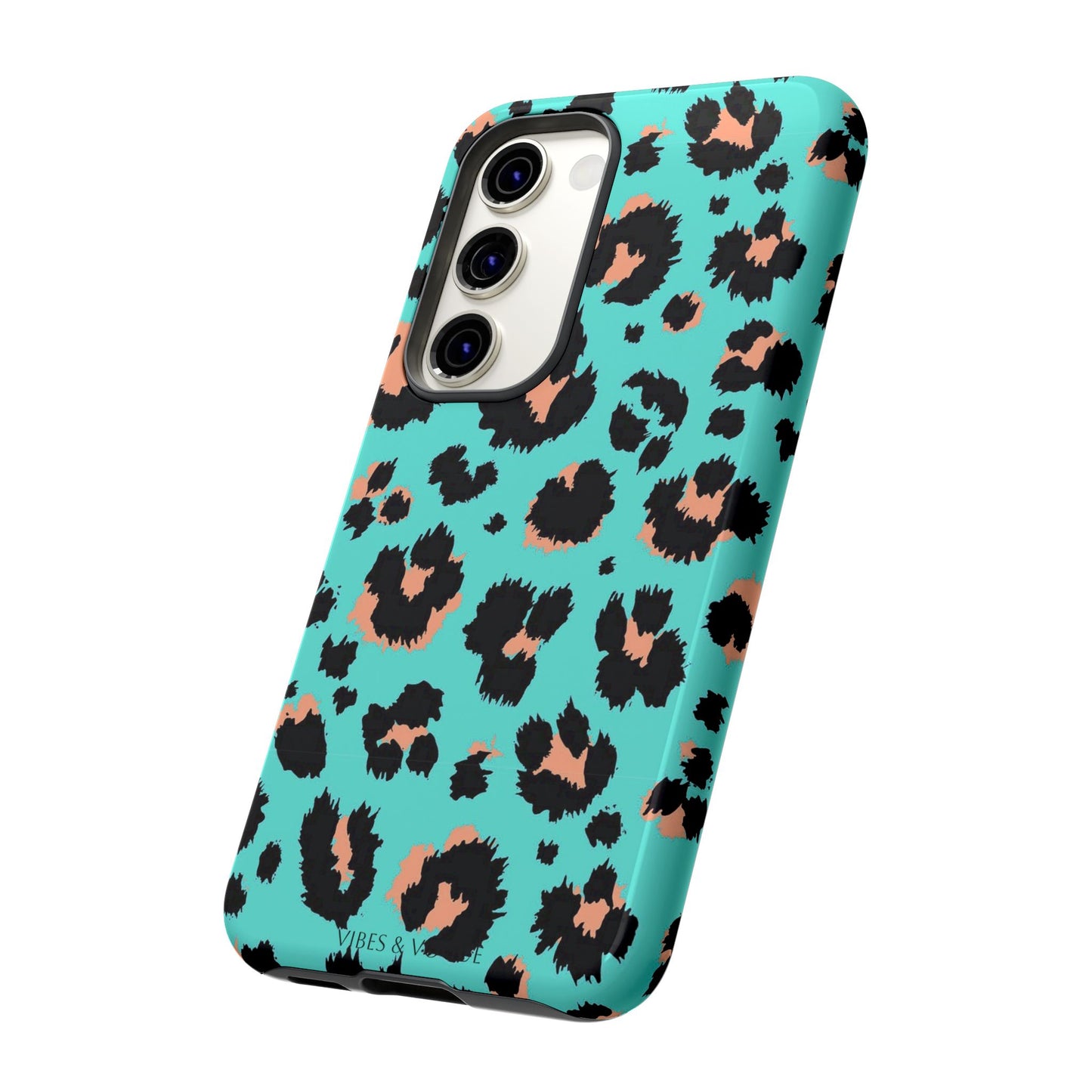 Leopard Print Phone Case, Tough Phone Case, Wild Style Accessory, Animal Print Cover, Stylish Phone Protection