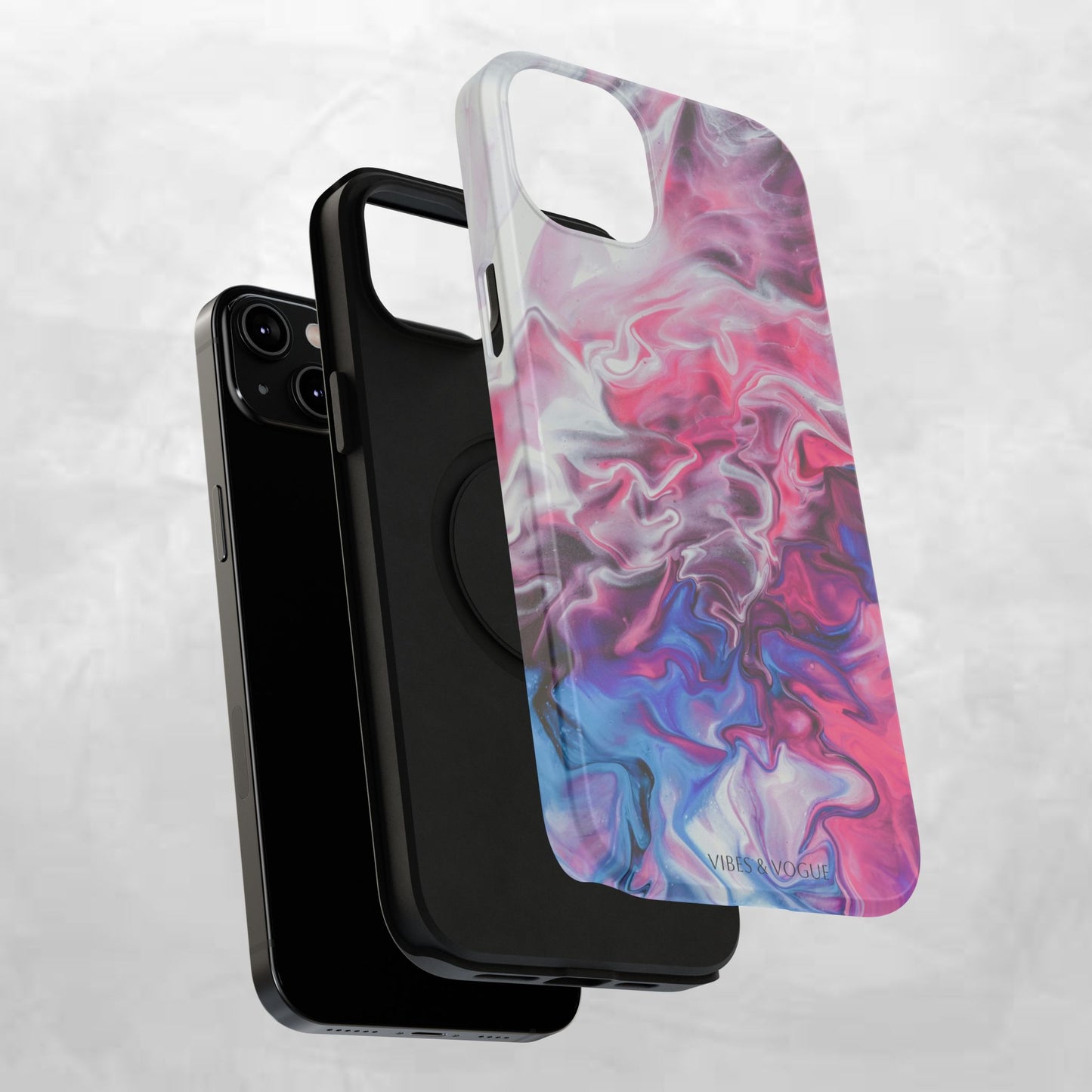 Vibrant Phone Case for Trendsetters | Abstract Marble Design, Impact-Resistant, Stylish Tech Accessory, Perfect Gift